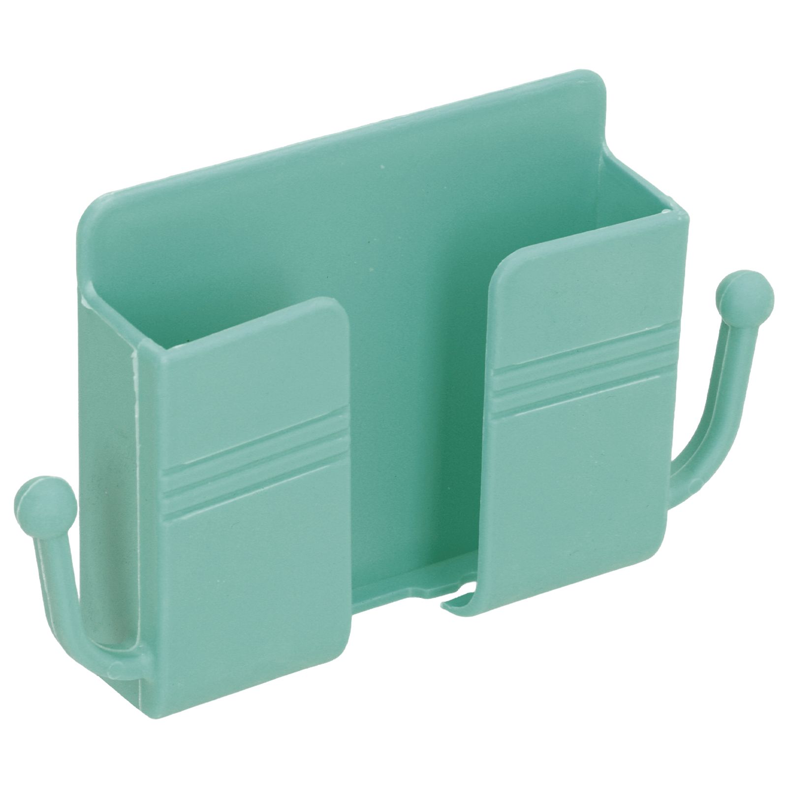 Wall Mounted Storage Box Multifunctional Phone Charging Wall Mount Holder for Bed Bathroom Kitchen OfficeGreen - Image 6