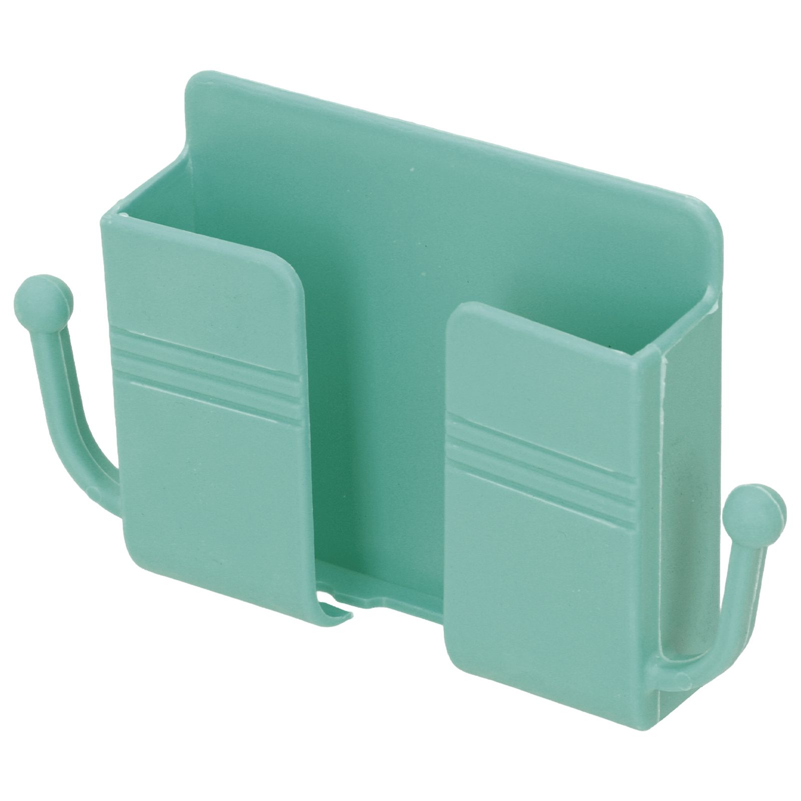 Wall Mounted Storage Box Multifunctional Phone Charging Wall Mount Holder for Bed Bathroom Kitchen OfficeGreen - Image 7