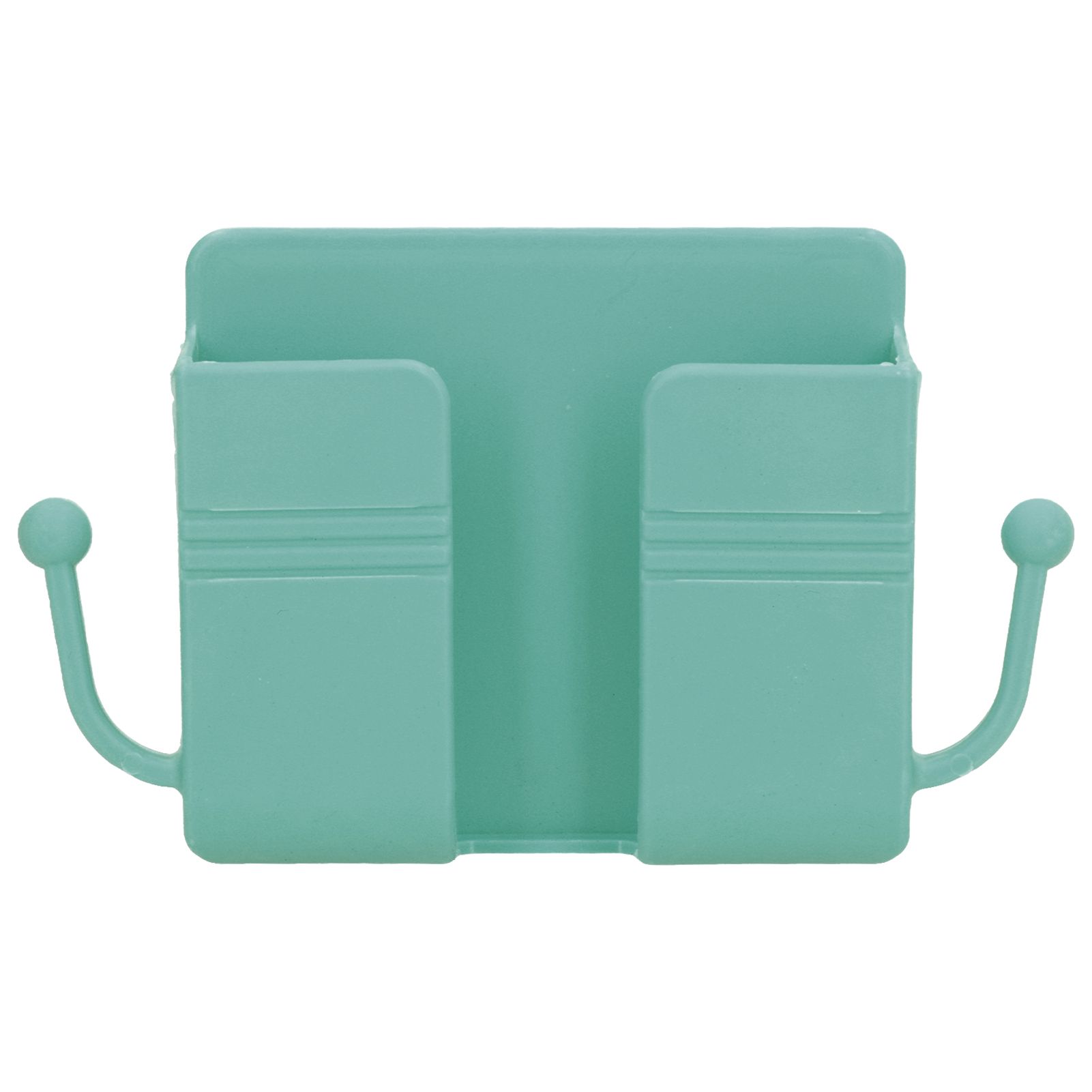 Wall Mounted Storage Box Multifunctional Phone Charging Wall Mount Holder for Bed Bathroom Kitchen OfficeGreen - Image 8
