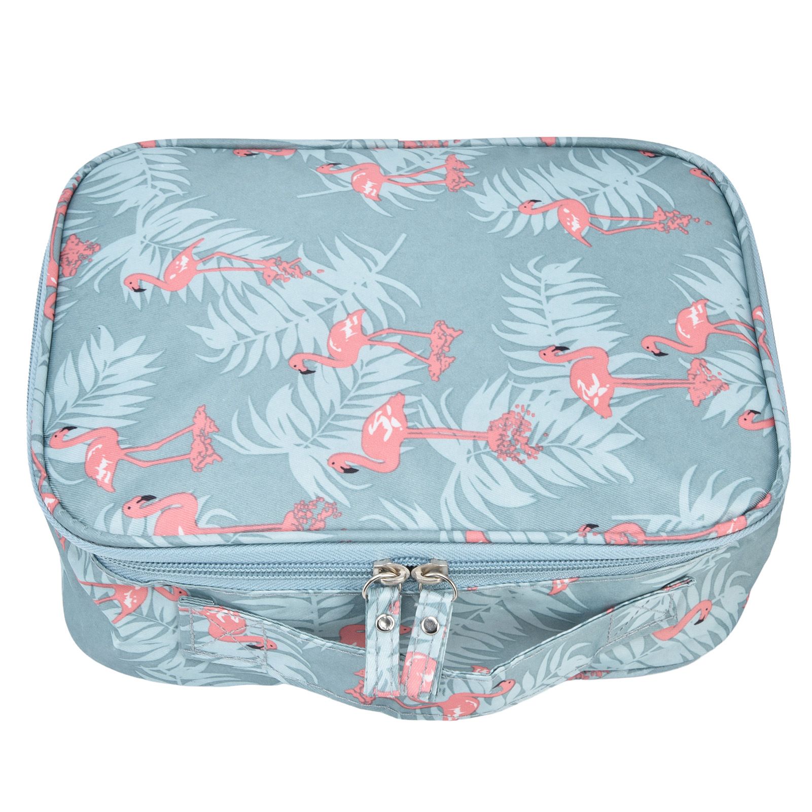 Toiletry Bag Durable Waterproof Nylon Portable Multifunctional Fashionable Design Large Capacity Travel Toiletry BagFlamingo - Image 8