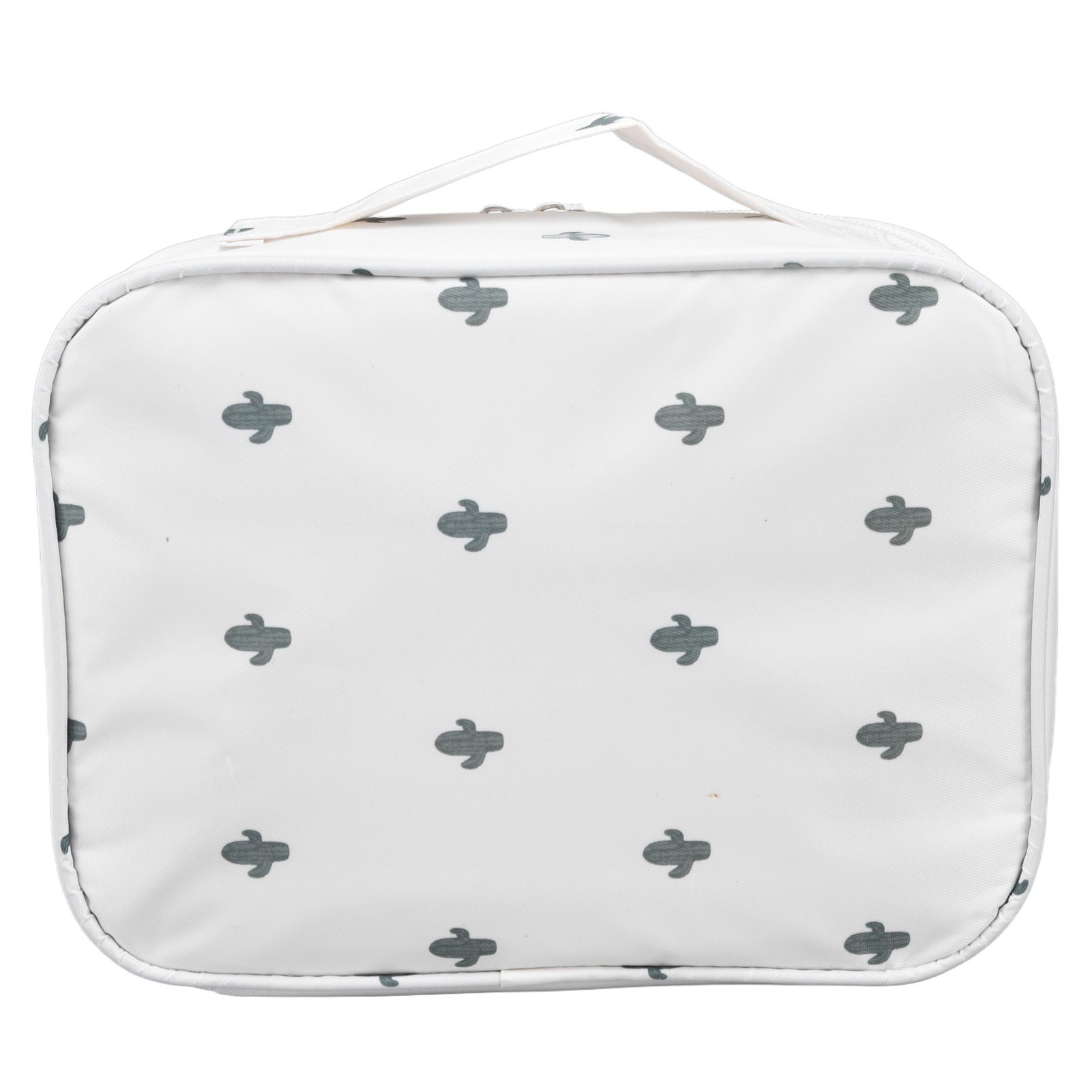 Toiletry Bag Durable Waterproof Nylon Portable Multifunctional Fashionable Design Large Capacity Travel Toiletry BagCactus - Image 4