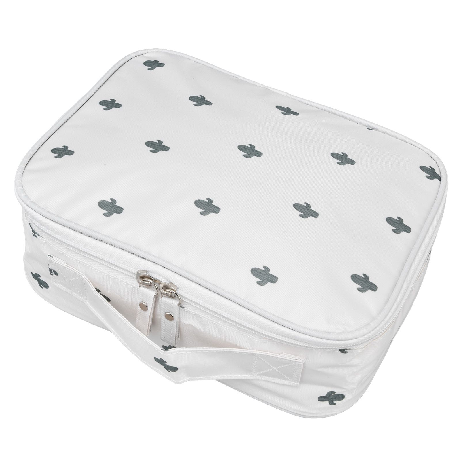 Toiletry Bag Durable Waterproof Nylon Portable Multifunctional Fashionable Design Large Capacity Travel Toiletry BagCactus - Image 8