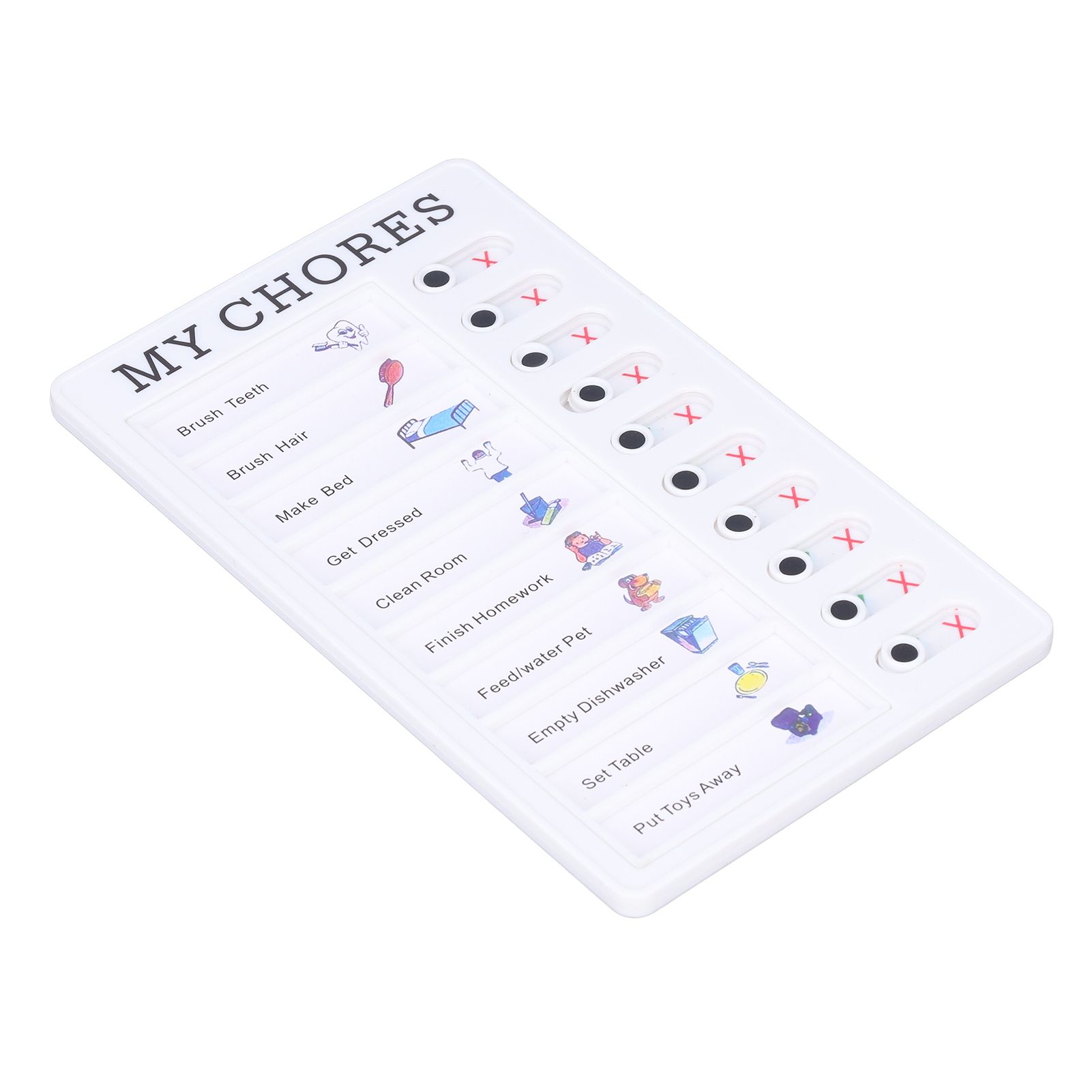 Chore Chart Memo Boards Portable Detachable Message Board Feel Comfortable PVC Kids Chore Chart for Kids Learn PlanningMY CHORES - Image 7