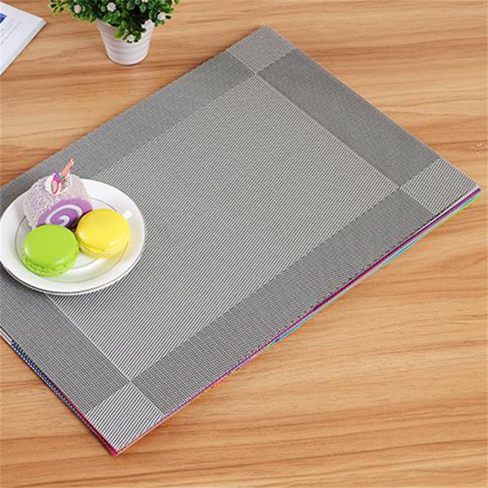 45x30cm Placemat Nonslip Heat Insulation Washable Quick Dry Mat for Kitchen Dining Table - Image 2
