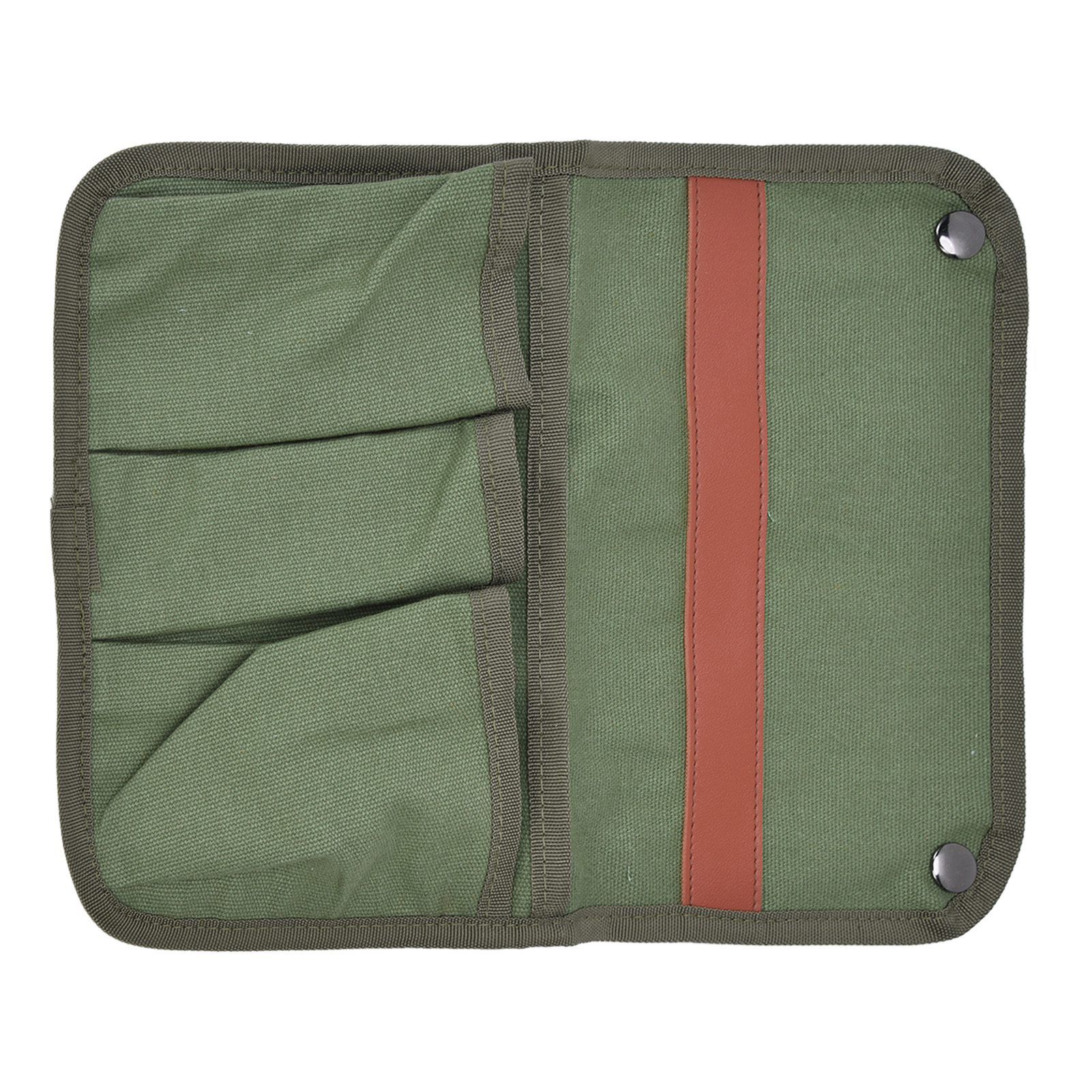 Camping Chair Armrest Storage Bag Large Capacity Multiple Pockets Portable Chair Hanging Storage Bag for Outdoor BeachMilitary Green - Image 5
