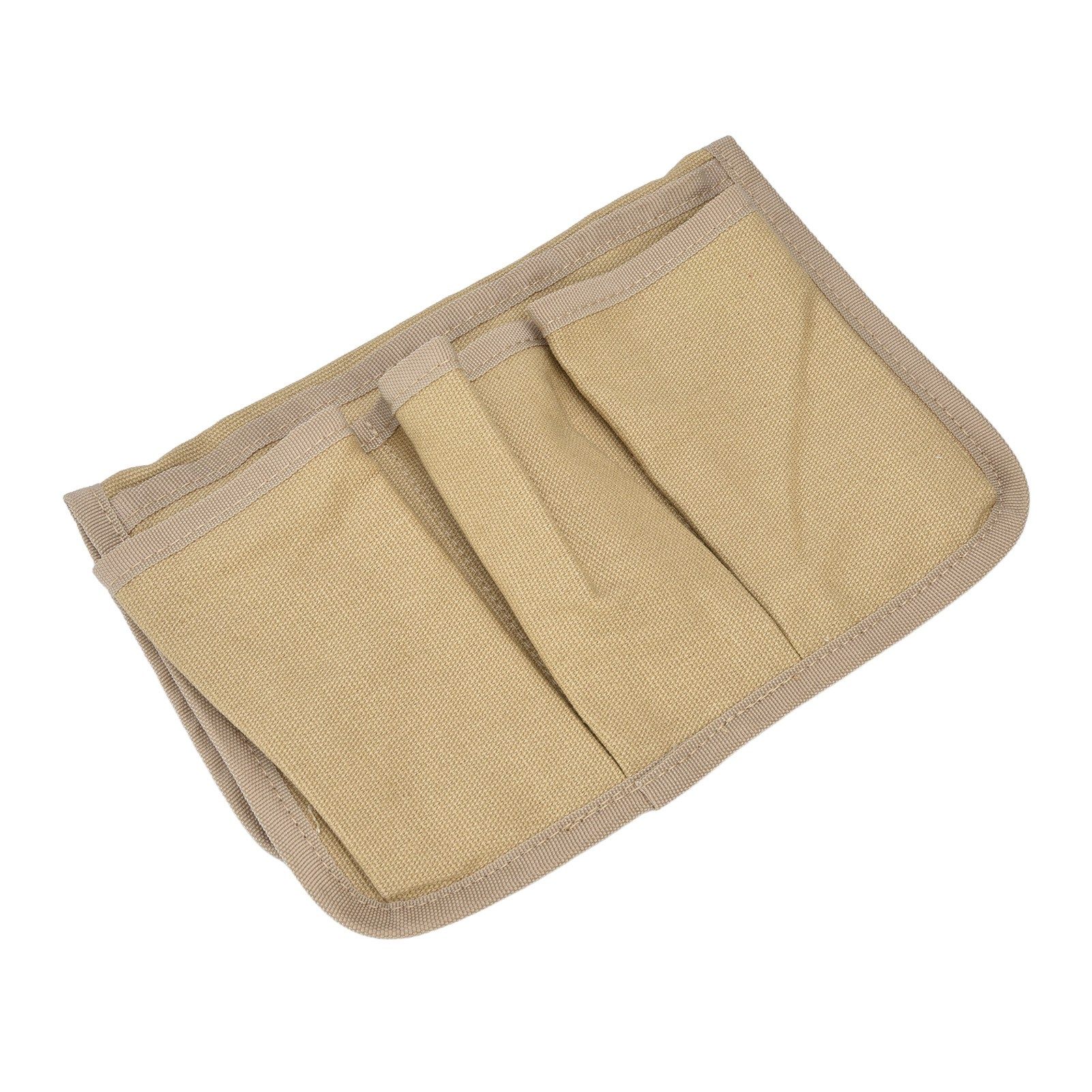 Camping Chair Armrest Storage Bag Large Capacity Multiple Pockets Portable Chair Hanging Storage Bag for Outdoor BeachKhaki - Image 4