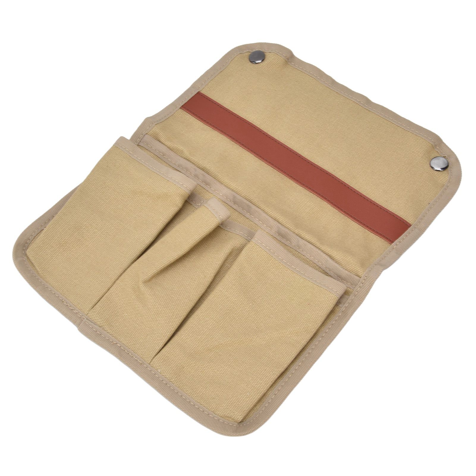 Camping Chair Armrest Storage Bag Large Capacity Multiple Pockets Portable Chair Hanging Storage Bag for Outdoor BeachKhaki - Image 7