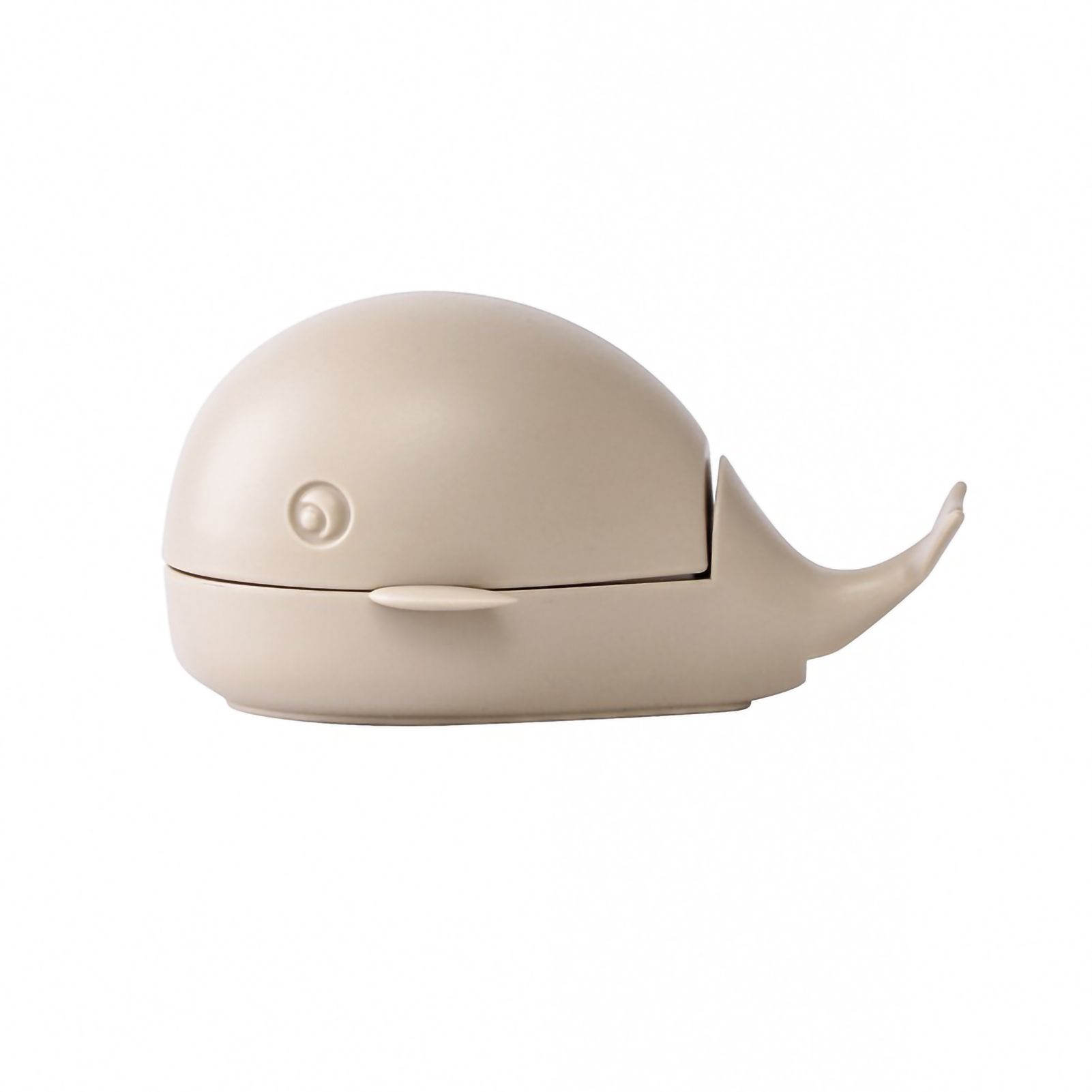 Clothes Cleaning Brush Soft Bristles Cute Whale Shape Portable Shoes Scrubbing Brush for Home TravelBeige - Image 1