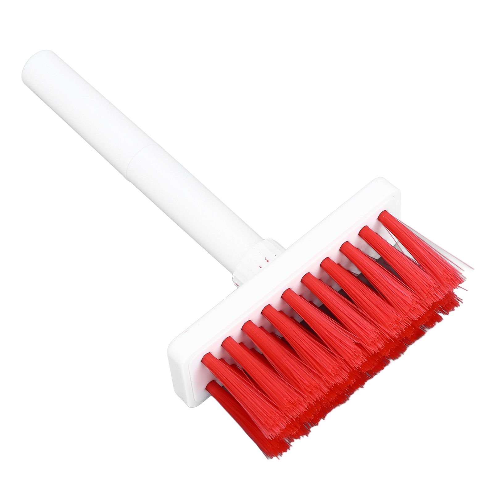 Keyboard Brush Separate Double Head Design 5 in 1 Multifunction 3 Row Design Plastic Cleaning Brush Pen for HeadphonesWhite Red - Image 7