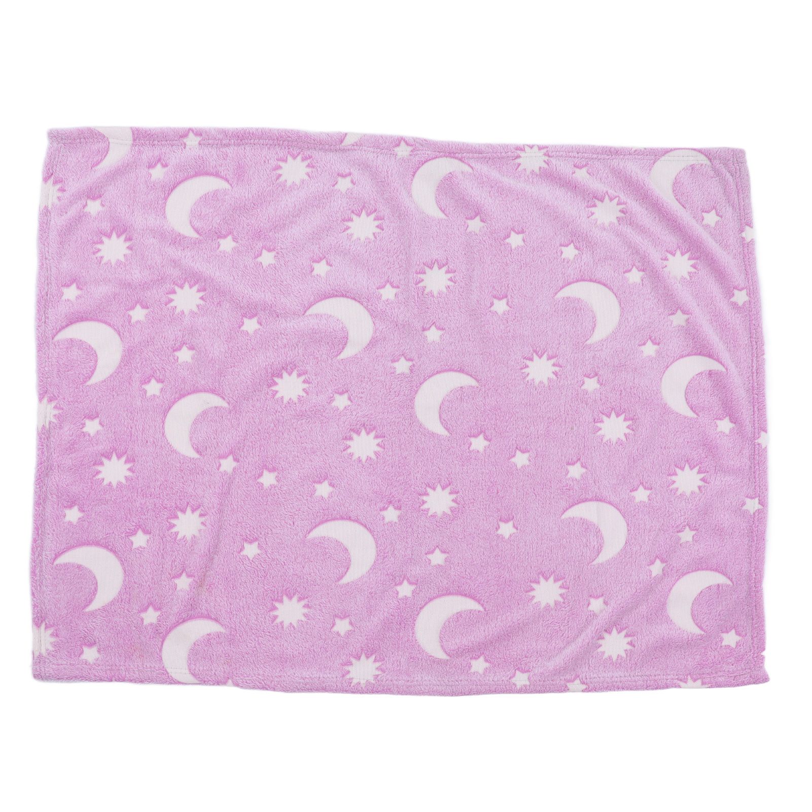 1.52x1M Luminous Blanket Double Sided Polyester Glowing Blanket Bedroom Air Conditioning Blanket for KidsPurple - Image 5