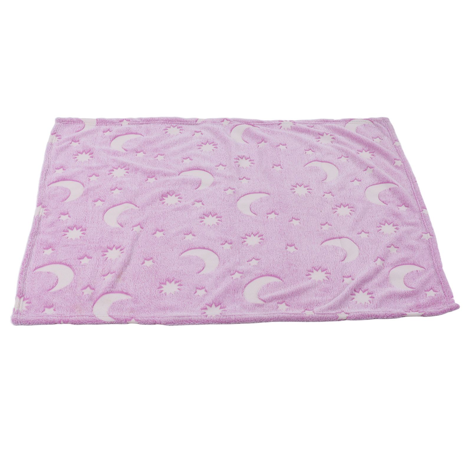 1.52x1M Luminous Blanket Double Sided Polyester Glowing Blanket Bedroom Air Conditioning Blanket for KidsPurple - Image 8