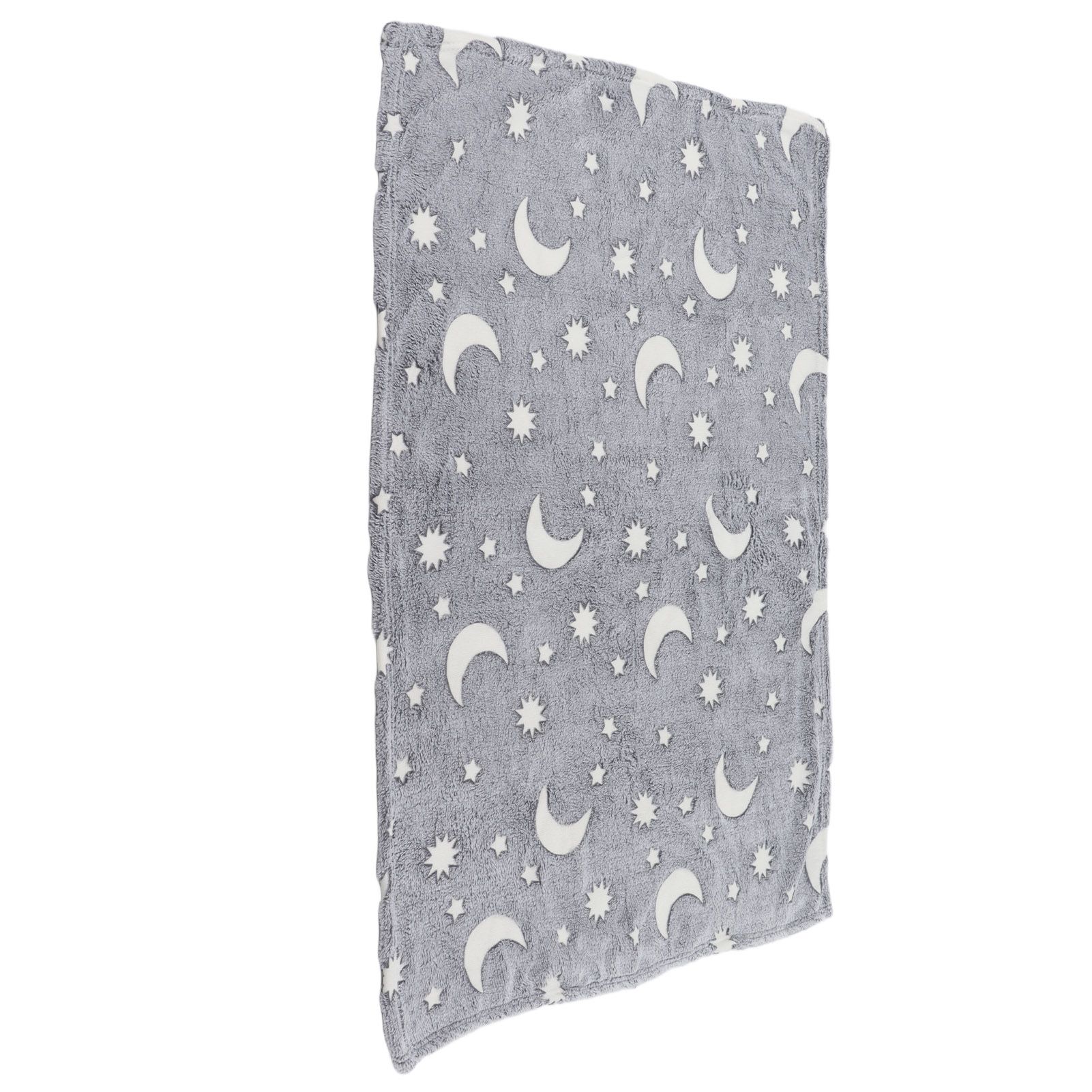 1.52x1M Luminous Blanket Double Sided Polyester Glowing Blanket Bedroom Air Conditioning Blanket for KidsGray - Image 7