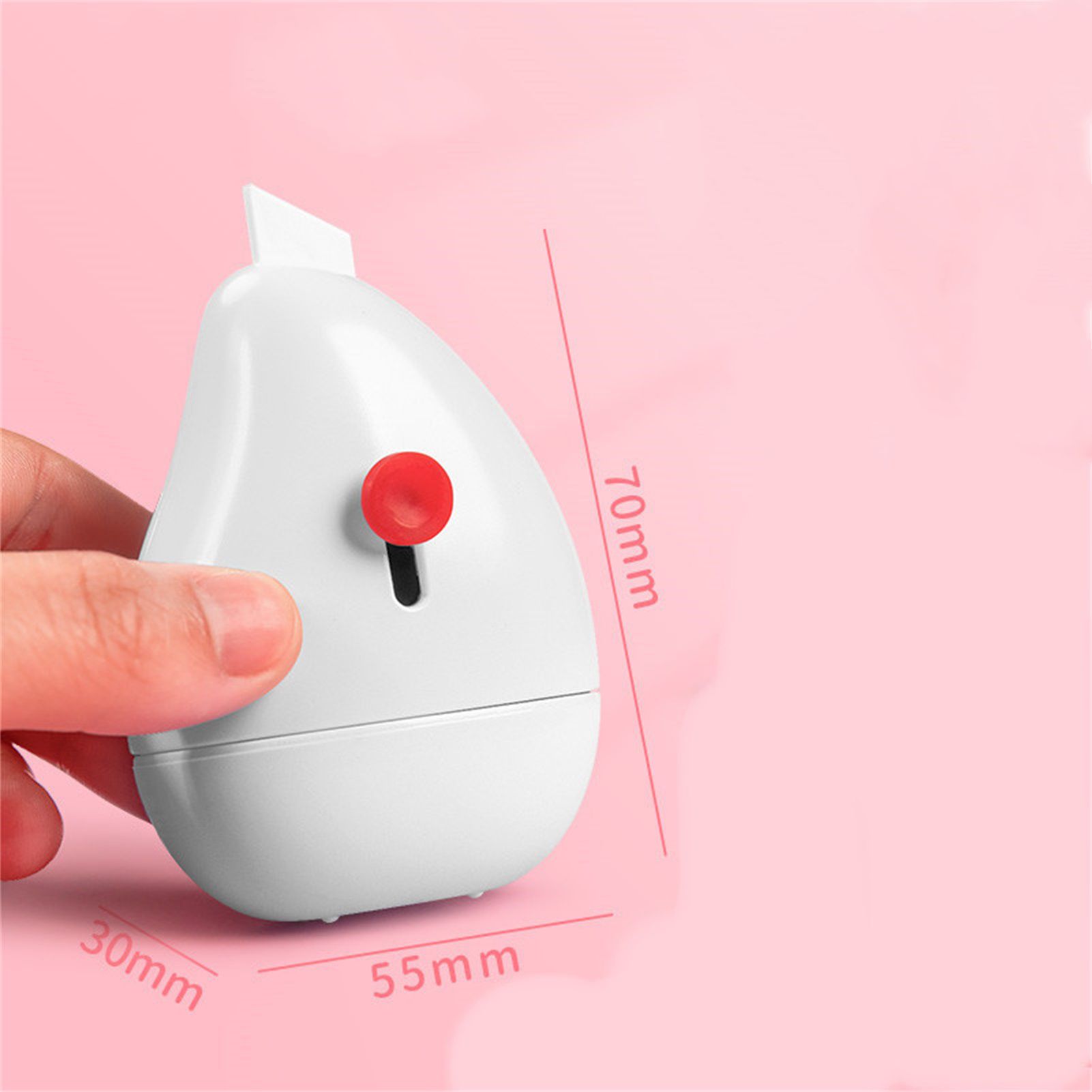 Identity Protection Roller Stamps Effective Cover Protect Intimacy Mini Portable Box Cutter for Household Express Station White - Image 2