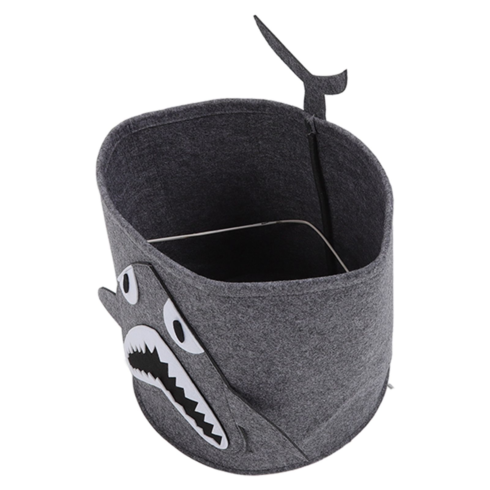 Cotton Laundry Hamper Thickened Cartoon Animal Children's Toys Household Debris Dirty Clothes Storage Bucket 30x27cm Shark - Image 6