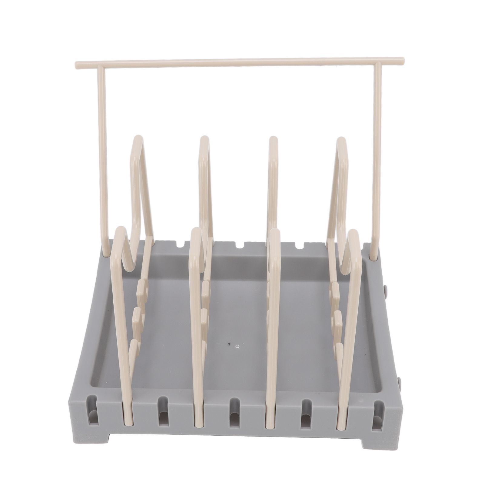 Pot Lid Holder Durable PP Space Saving Stable Nonslip Base Wide Application Cutting Board Organizer Type B - Image 5