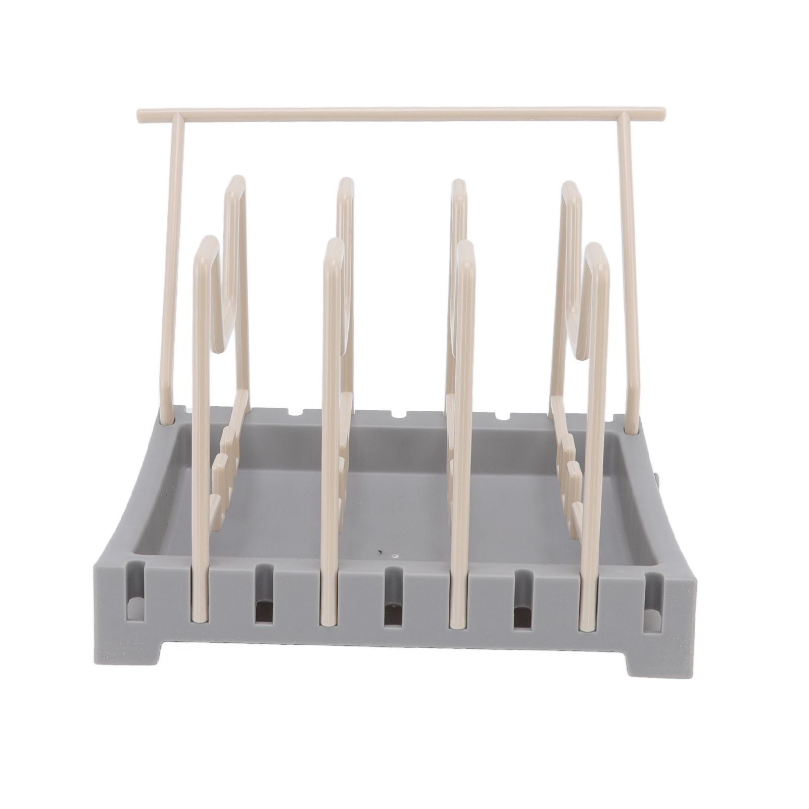 Pot Lid Holder Durable PP Space Saving Stable Nonslip Base Wide Application Cutting Board Organizer Type B - Image 7
