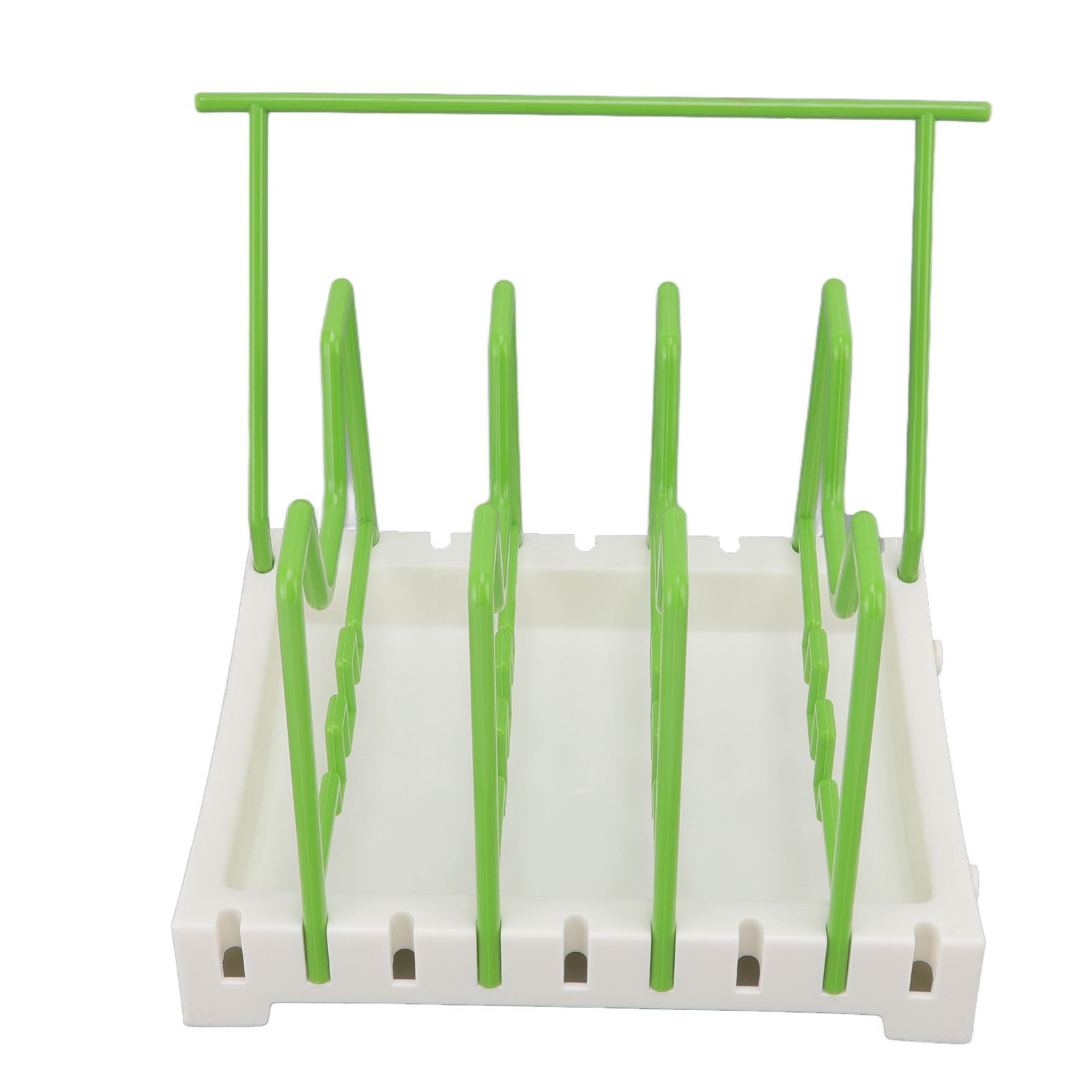 Pot Lid Holder Durable PP Space Saving Stable Nonslip Base Wide Application Cutting Board Organizer Type C - Image 3