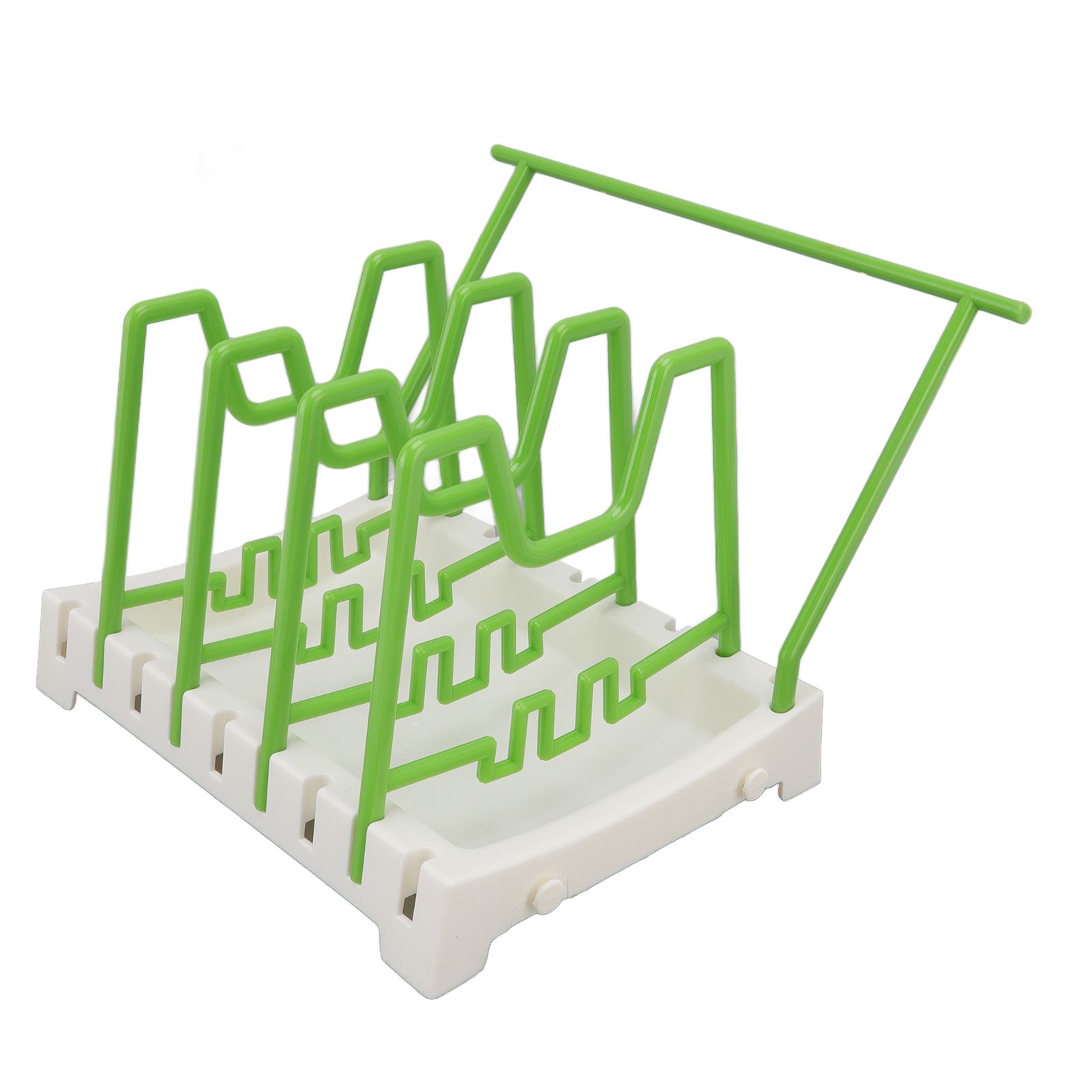 Pot Lid Holder Durable PP Space Saving Stable Nonslip Base Wide Application Cutting Board Organizer Type C - Image 5