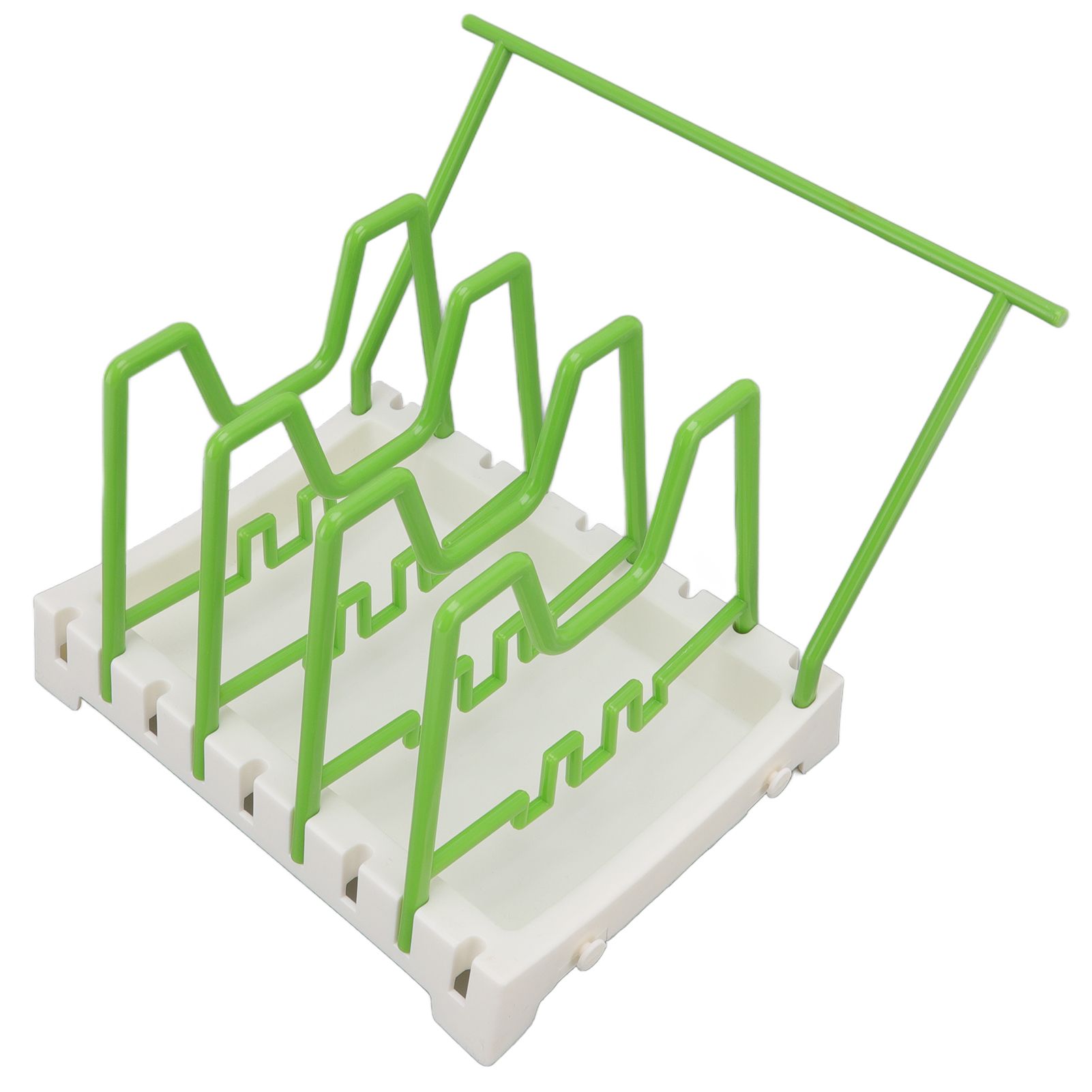 Pot Lid Holder Durable PP Space Saving Stable Nonslip Base Wide Application Cutting Board Organizer Type C - Image 6
