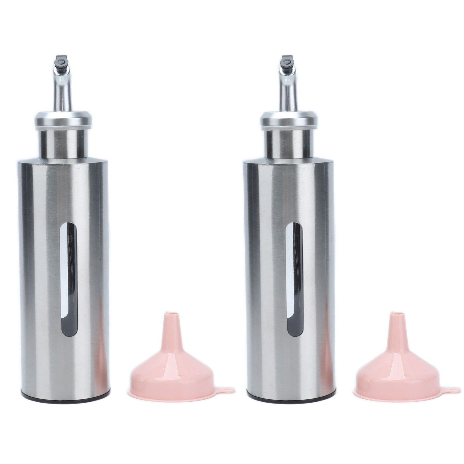 Oil Dispenser Bottle Stainless Steel Easy Refill and Cleaning Modern Olive Oil Dispenser for Vinegar Sauce290ML - Image 1
