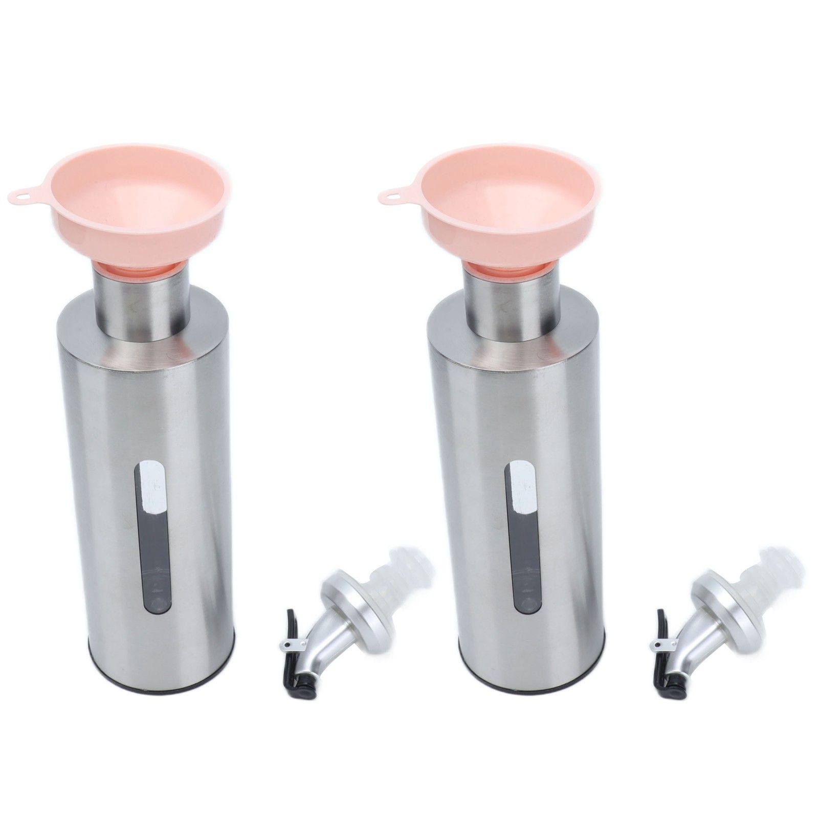 Oil Dispenser Bottle Stainless Steel Easy Refill and Cleaning Modern Olive Oil Dispenser for Vinegar Sauce290ML - Image 2