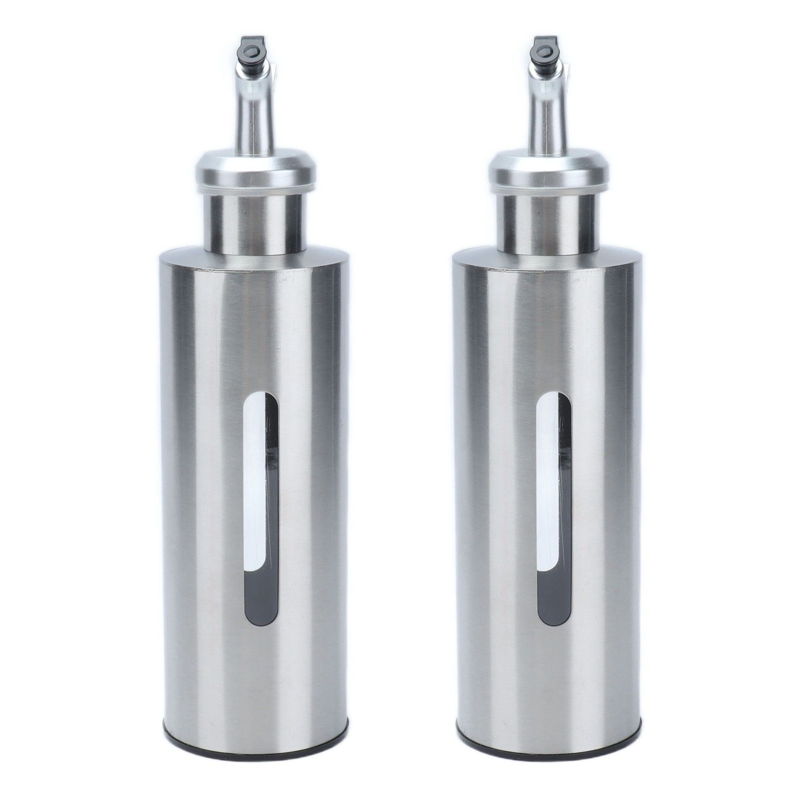 Oil Dispenser Bottle Stainless Steel Easy Refill and Cleaning Modern Olive Oil Dispenser for Vinegar Sauce290ML - Image 4