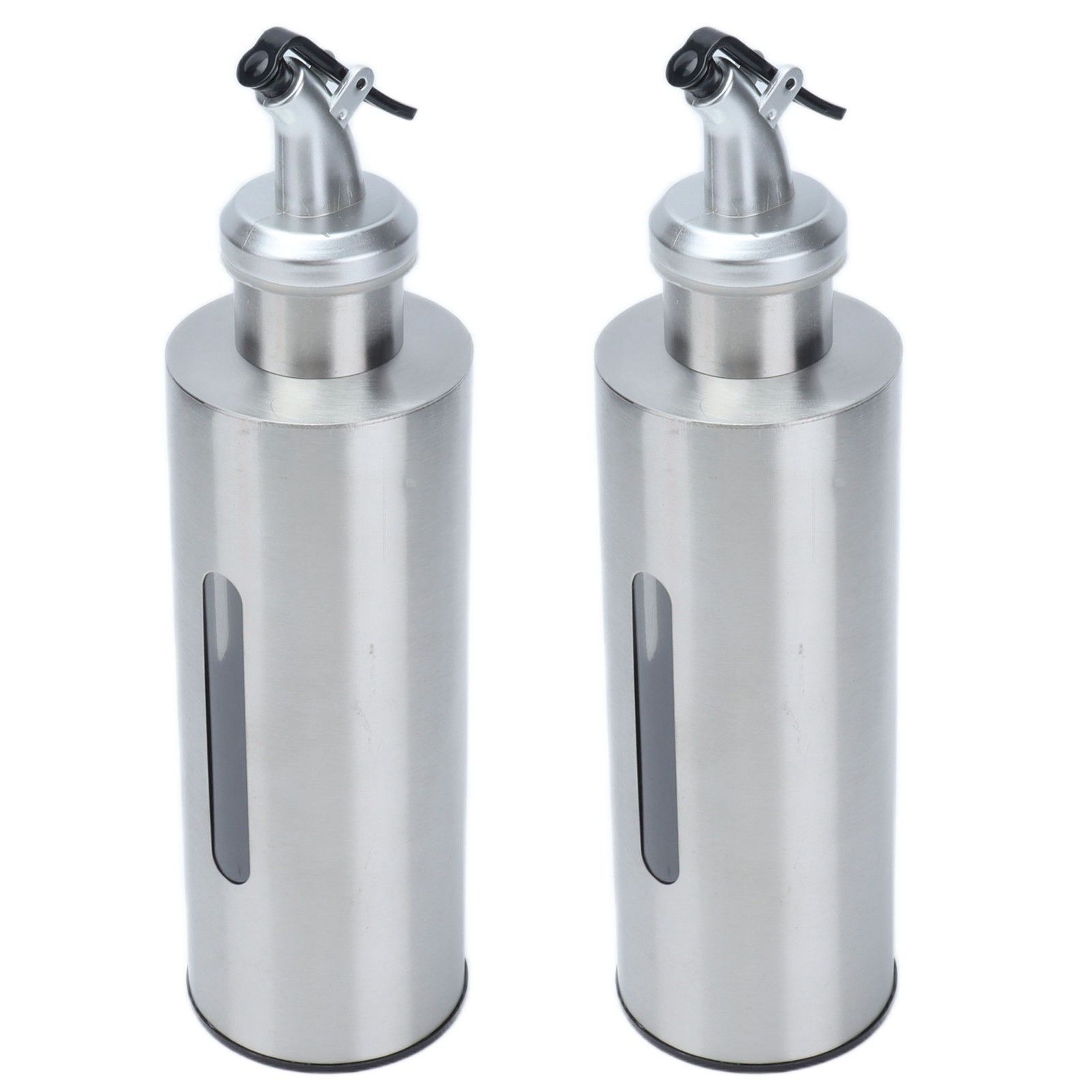 Oil Dispenser Bottle Stainless Steel Easy Refill and Cleaning Modern Olive Oil Dispenser for Vinegar Sauce290ML - Image 7