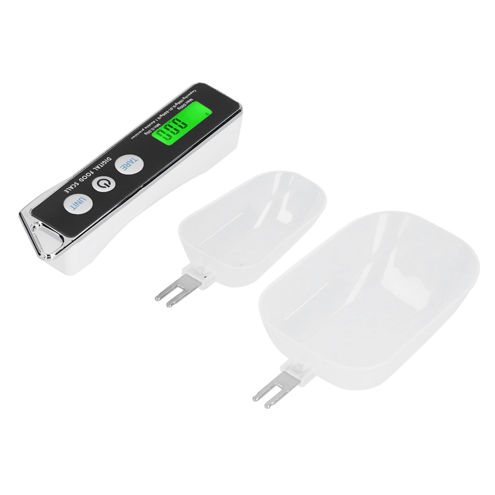Digital Spoon Scale Household Portable Stainless Steel Kitchen Baking Scale for Flour Tea Spices 500g/0.1gBlack - Image 2