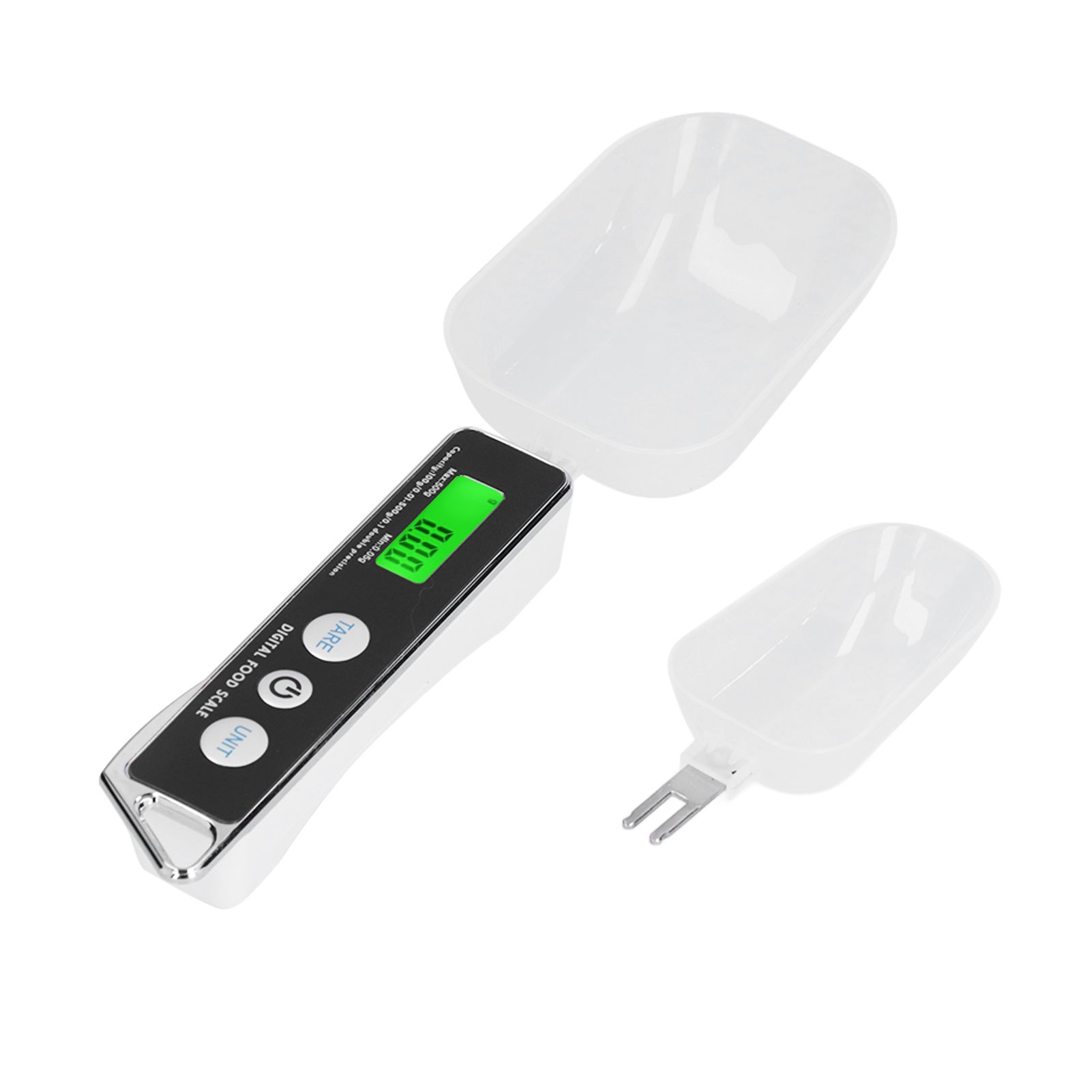 Digital Spoon Scale Household Portable Stainless Steel Kitchen Baking Scale for Flour Tea Spices 500g/0.1gBlack - Image 3