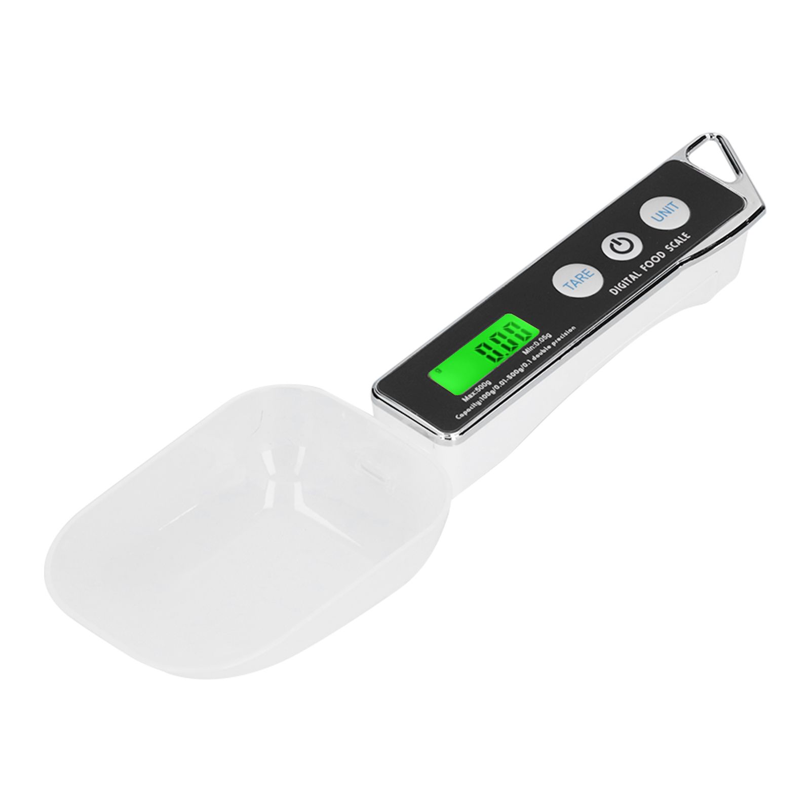 Digital Spoon Scale Household Portable Stainless Steel Kitchen Baking Scale for Flour Tea Spices 500g/0.1gBlack - Image 8