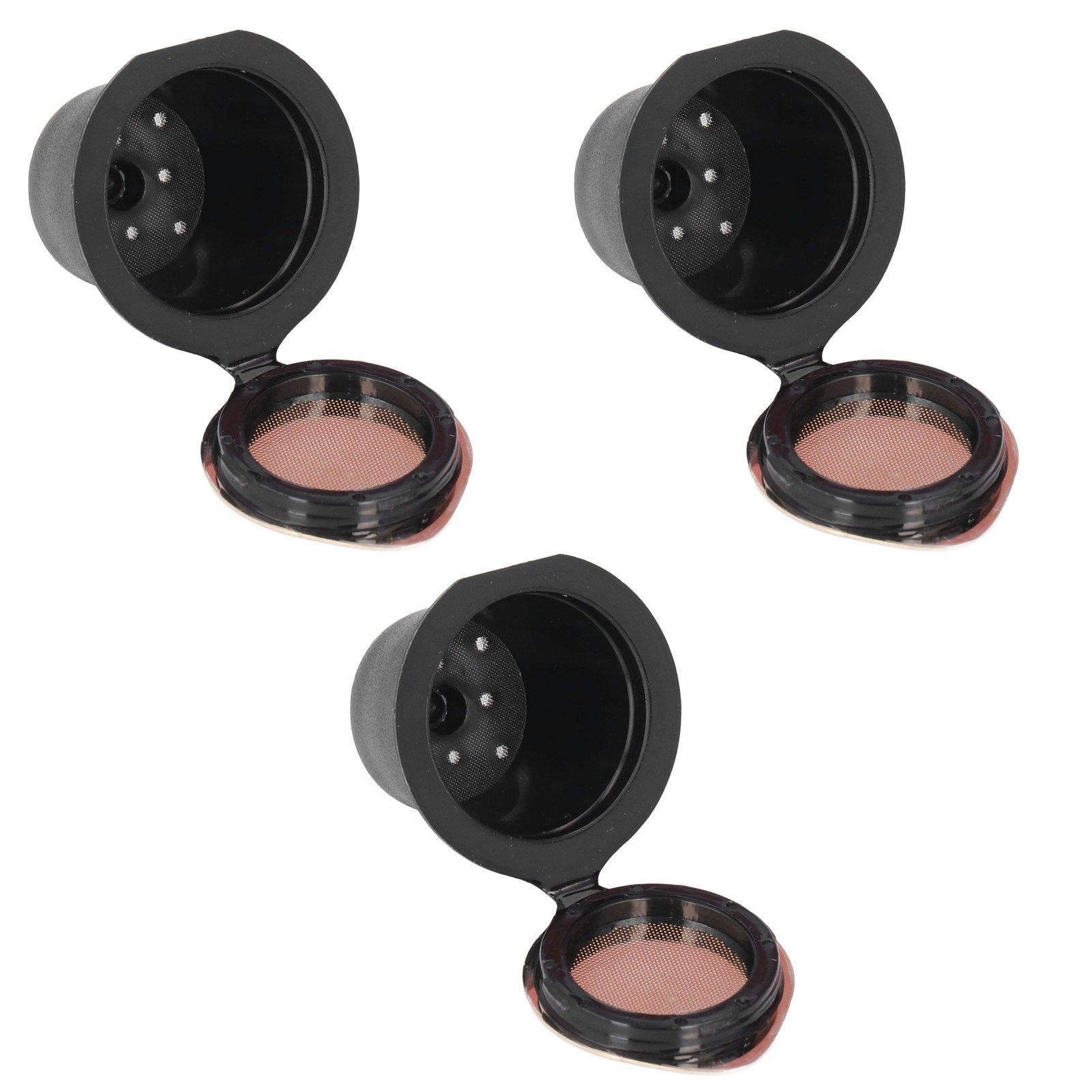 50ML Coffee Capsule Pods Cup with Spoon Brush Reusable Filter Stainless Steel Replacement for NespressoGold Plated - Image 4