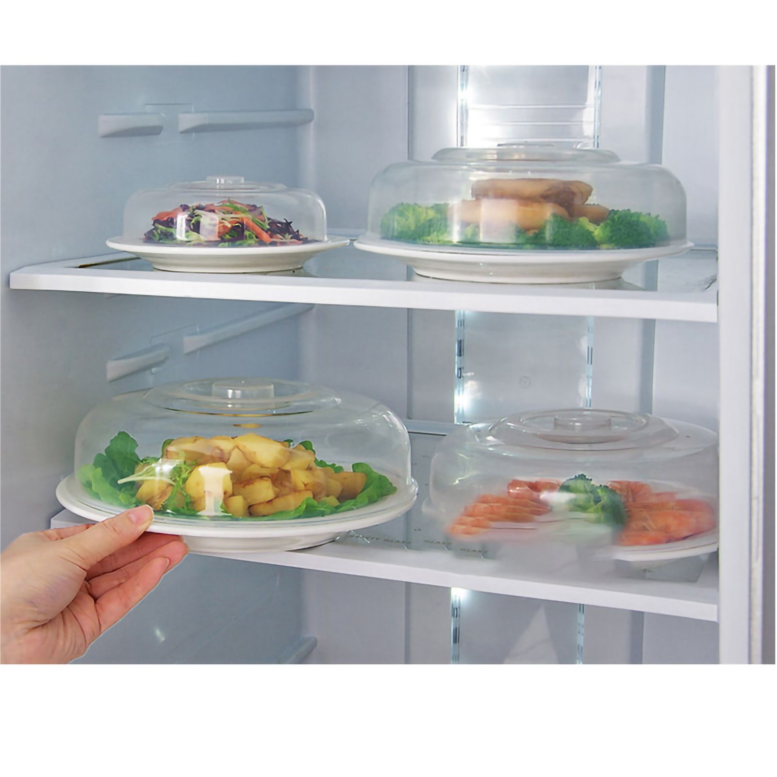 Microwave Cover Transparency PP Material Food Protection Grab Design Safe Healthy Microwave Splatter CoverExtra Large 23cm - Image 8