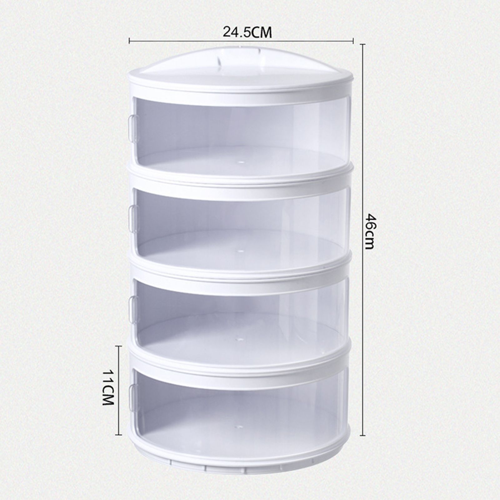 Insulated Food Cover Multilayer Heat Preservation Warm Intimate Effective Isolation Stackable Dish Cover4 Layers - Image 2