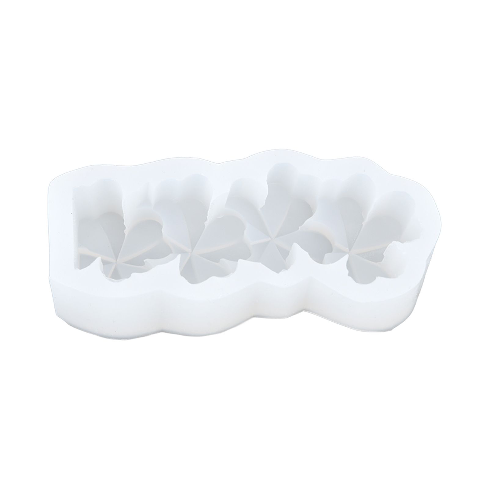 Candle Molds Silicone Easy Demoulding Food Grade Silicone DIY Chocolate Cake Mould for DIY Crafts Home DecorationFour Leaf Clover - Image 5