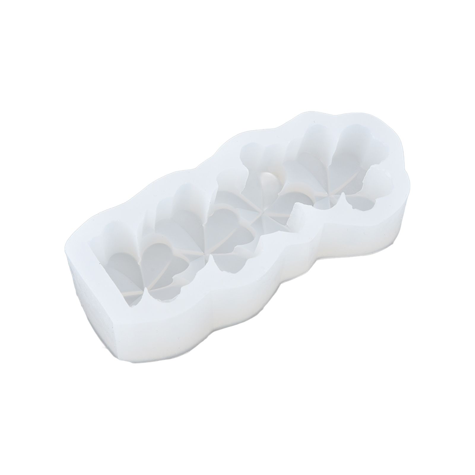 Candle Molds Silicone Easy Demoulding Food Grade Silicone DIY Chocolate Cake Mould for DIY Crafts Home DecorationFour Leaf Clover - Image 8
