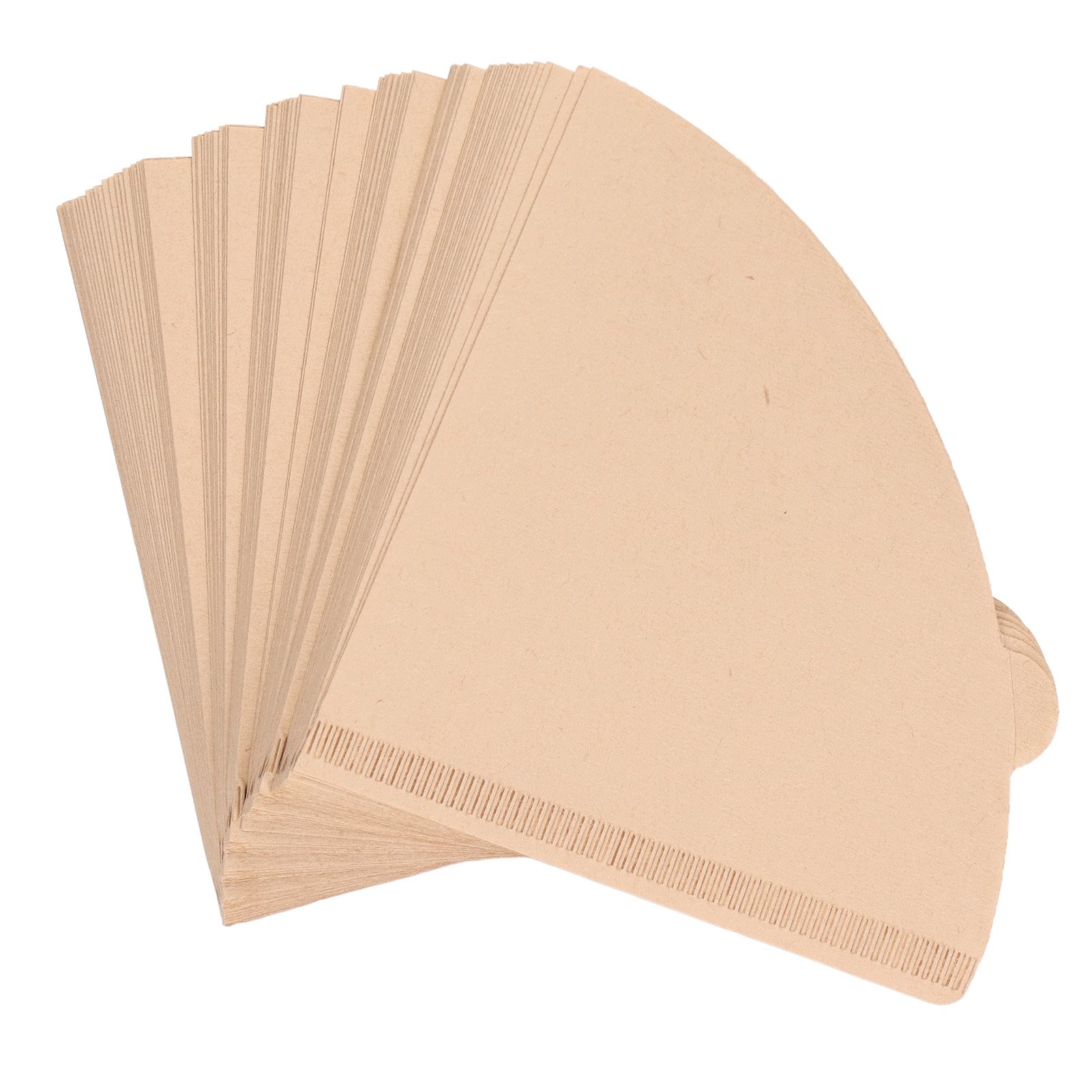 100PCS Coffee Filter Paper Cone Shaped Disposable Coffee Strainer Paper Natural Filter Paper AccessoryV60 12x11.6x4 cm / 4.7x4.6x1.6 In - Image 1