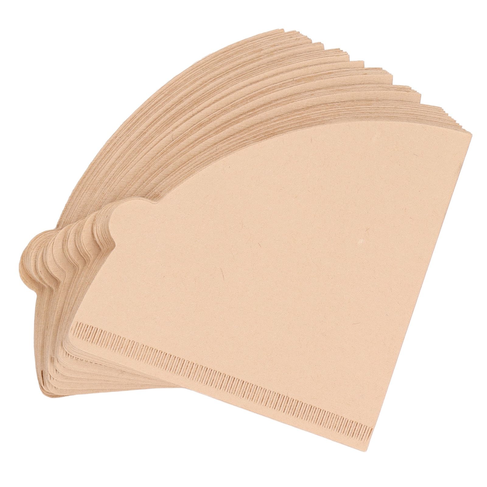 100PCS Coffee Filter Paper Cone Shaped Disposable Coffee Strainer Paper Natural Filter Paper AccessoryV60 12x11.6x4 cm / 4.7x4.6x1.6 In - Image 2