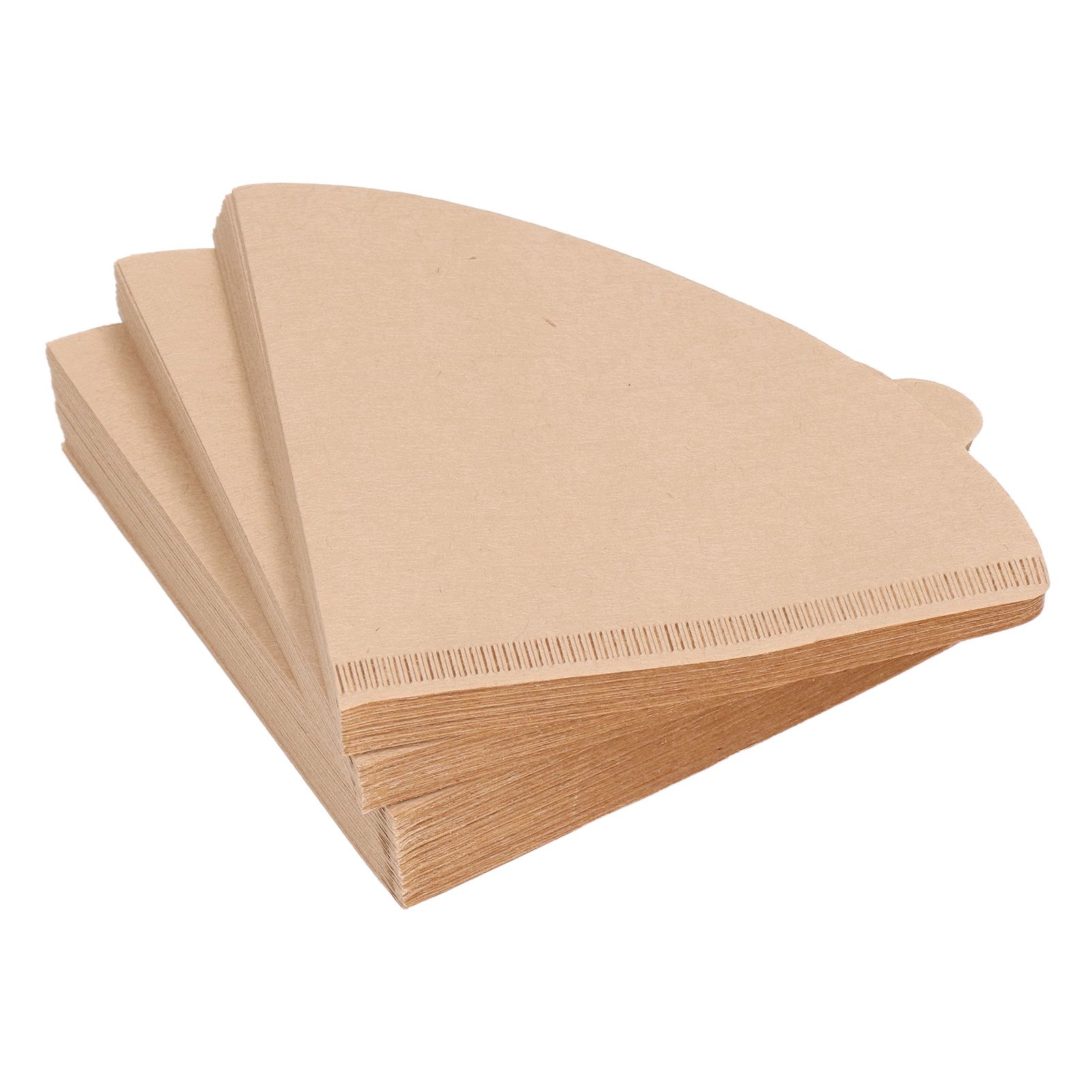 100PCS Coffee Filter Paper Cone Shaped Disposable Coffee Strainer Paper Natural Filter Paper AccessoryV60 12x11.6x4 cm / 4.7x4.6x1.6 In - Image 3
