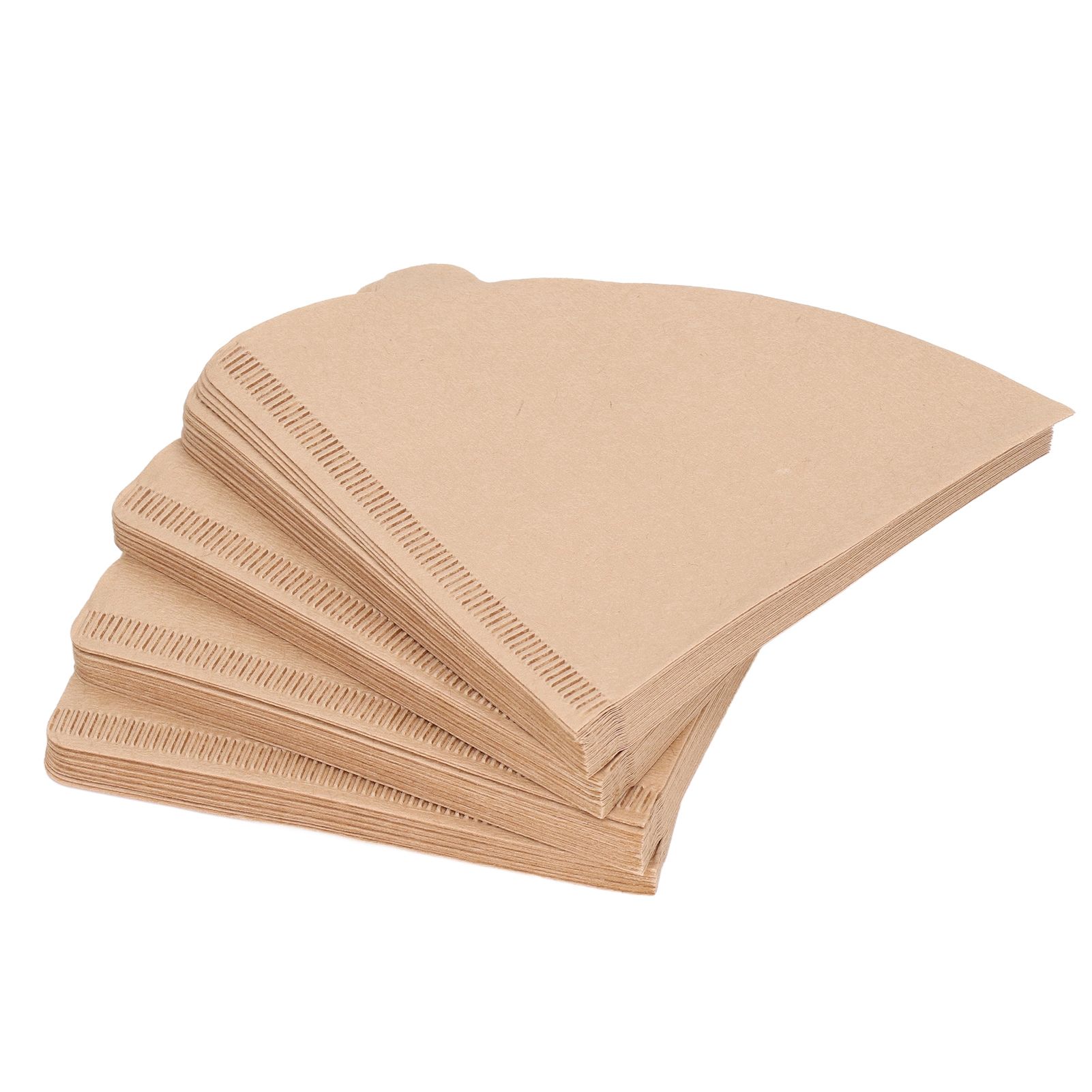 100PCS Coffee Filter Paper Cone Shaped Disposable Coffee Strainer Paper Natural Filter Paper AccessoryV60 12x11.6x4 cm / 4.7x4.6x1.6 In - Image 5