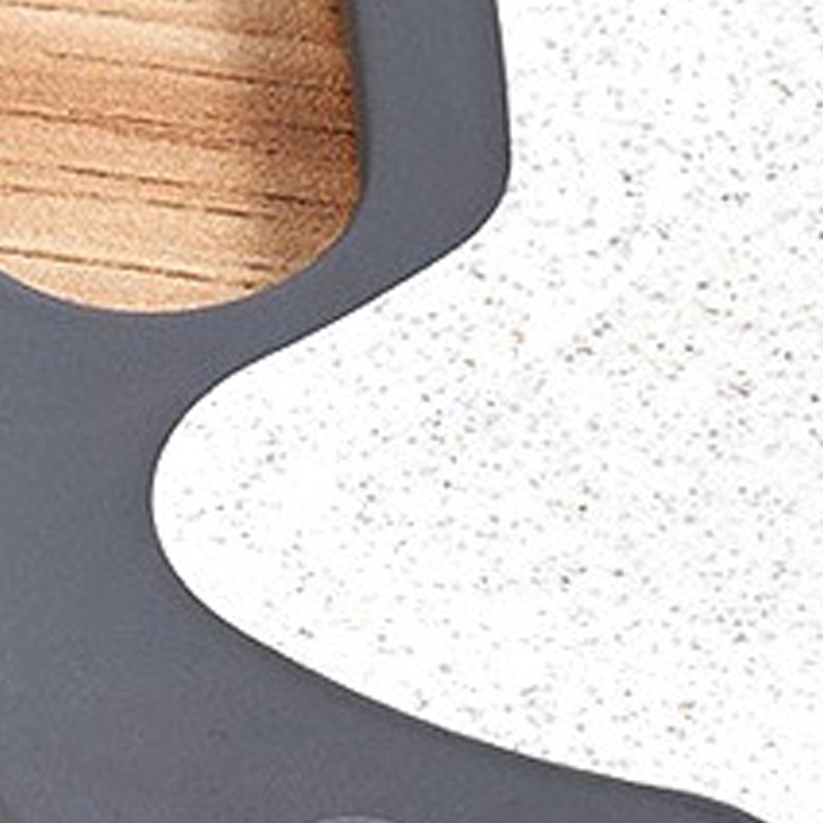 Wheat Straw Cutting Board Hemming Design Anti Slip Anti Overflow Sink Healthy Chopping Board for Household Outdoor CampingBeige - Image 6