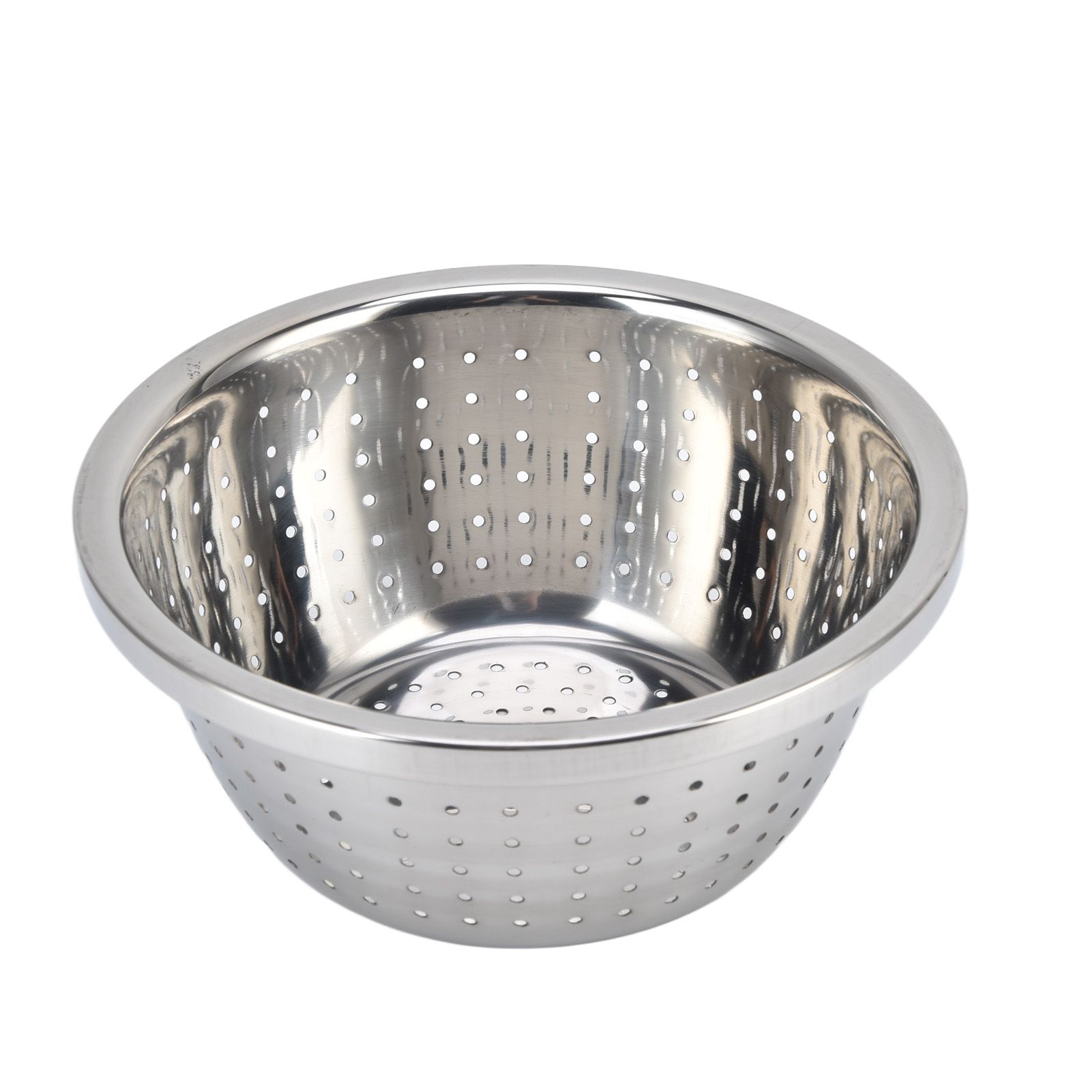 Vegetable Washing Basket Rustproof Multifunction Stainless Steel Colander for Kitchen Household Silver18cm - Image 6