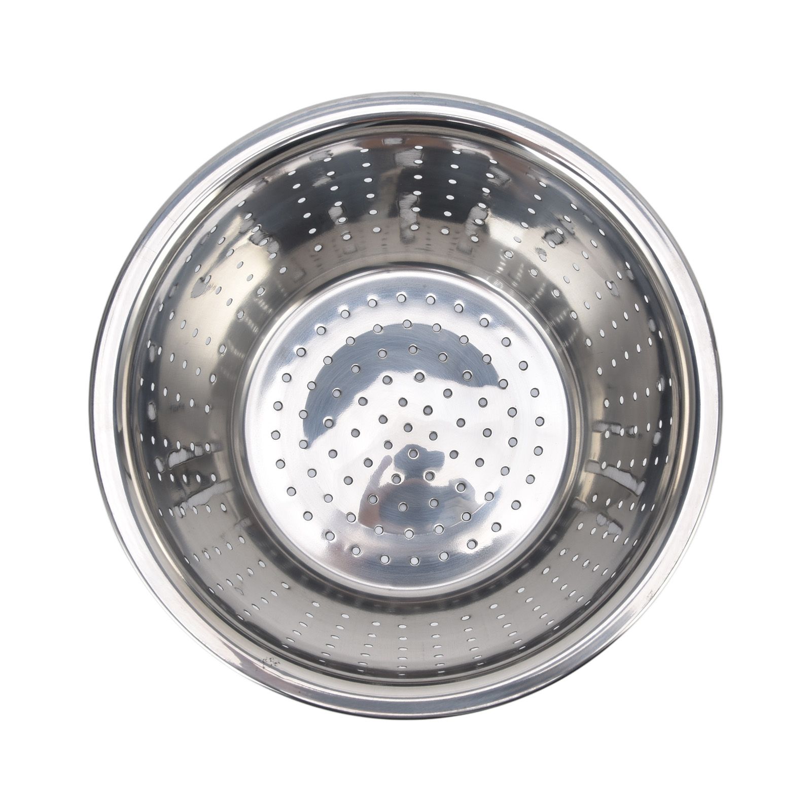 Vegetable Washing Basket Rustproof Multifunction Stainless Steel Colander for Kitchen Household Silver18cm - Image 7