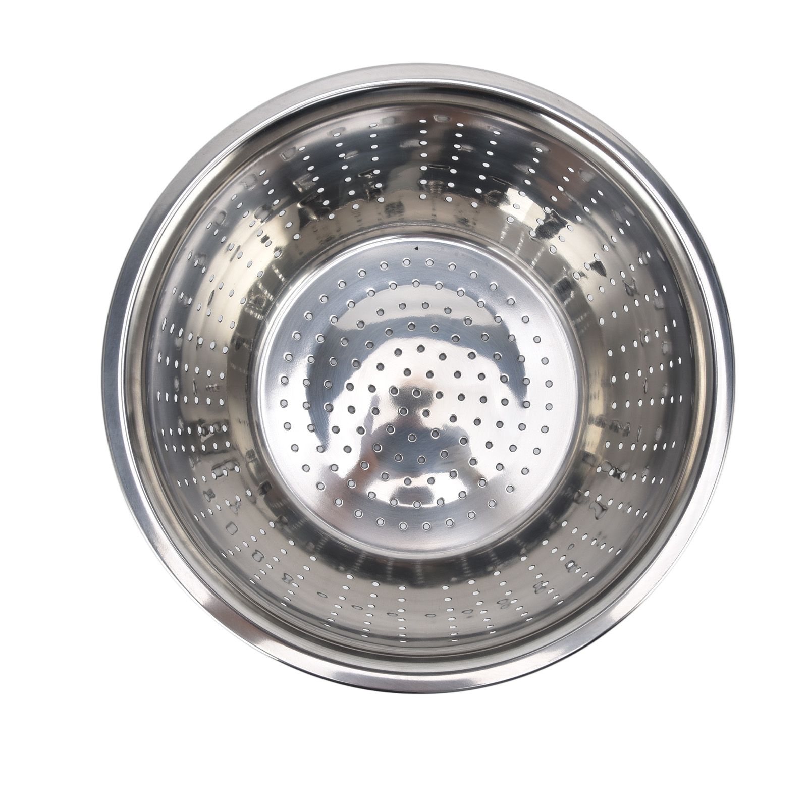 Vegetable Washing Basket Rustproof Multifunction Stainless Steel Colander for Kitchen Household Silver22cm - Image 2