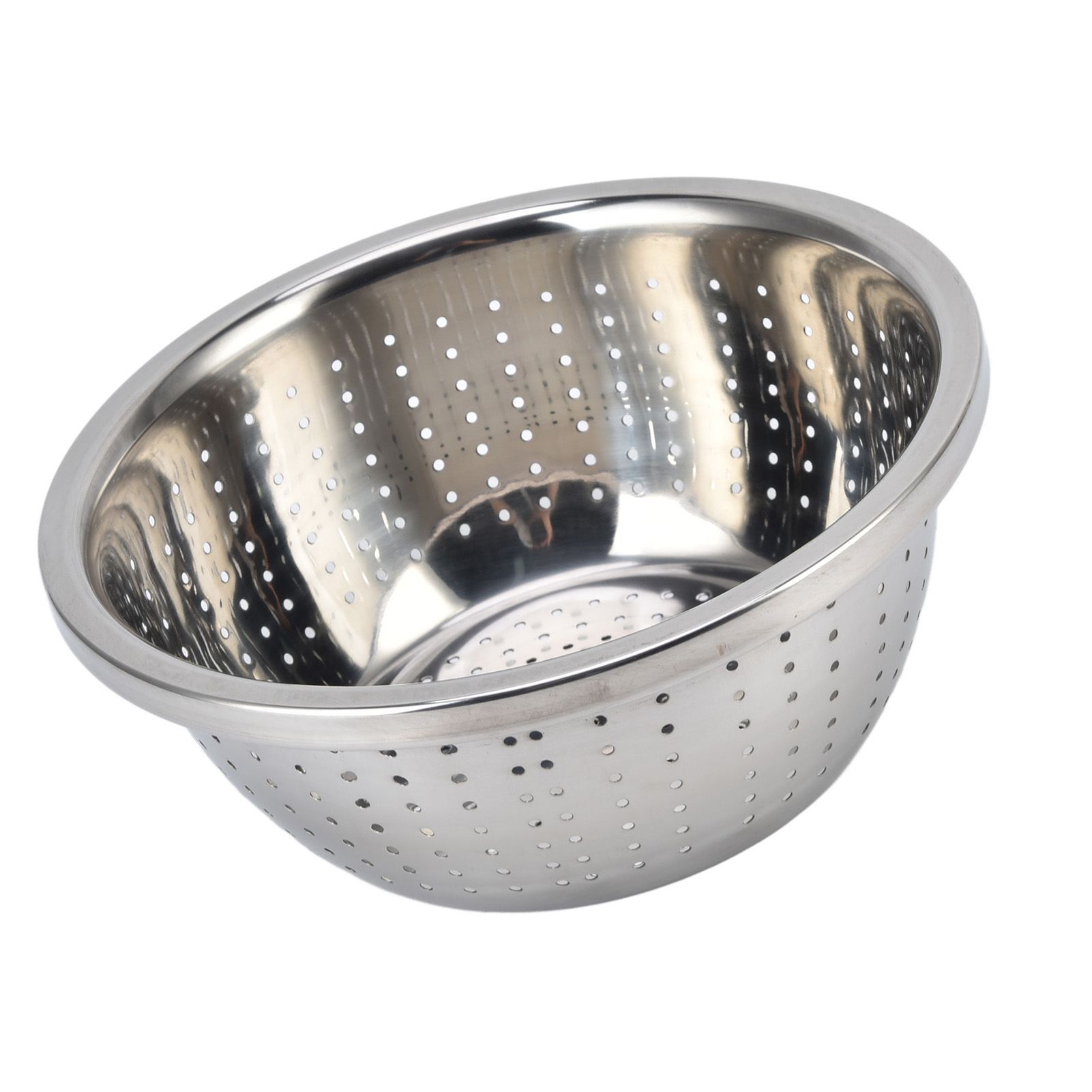 Vegetable Washing Basket Rustproof Multifunction Stainless Steel Colander for Kitchen Household Silver22cm - Image 5