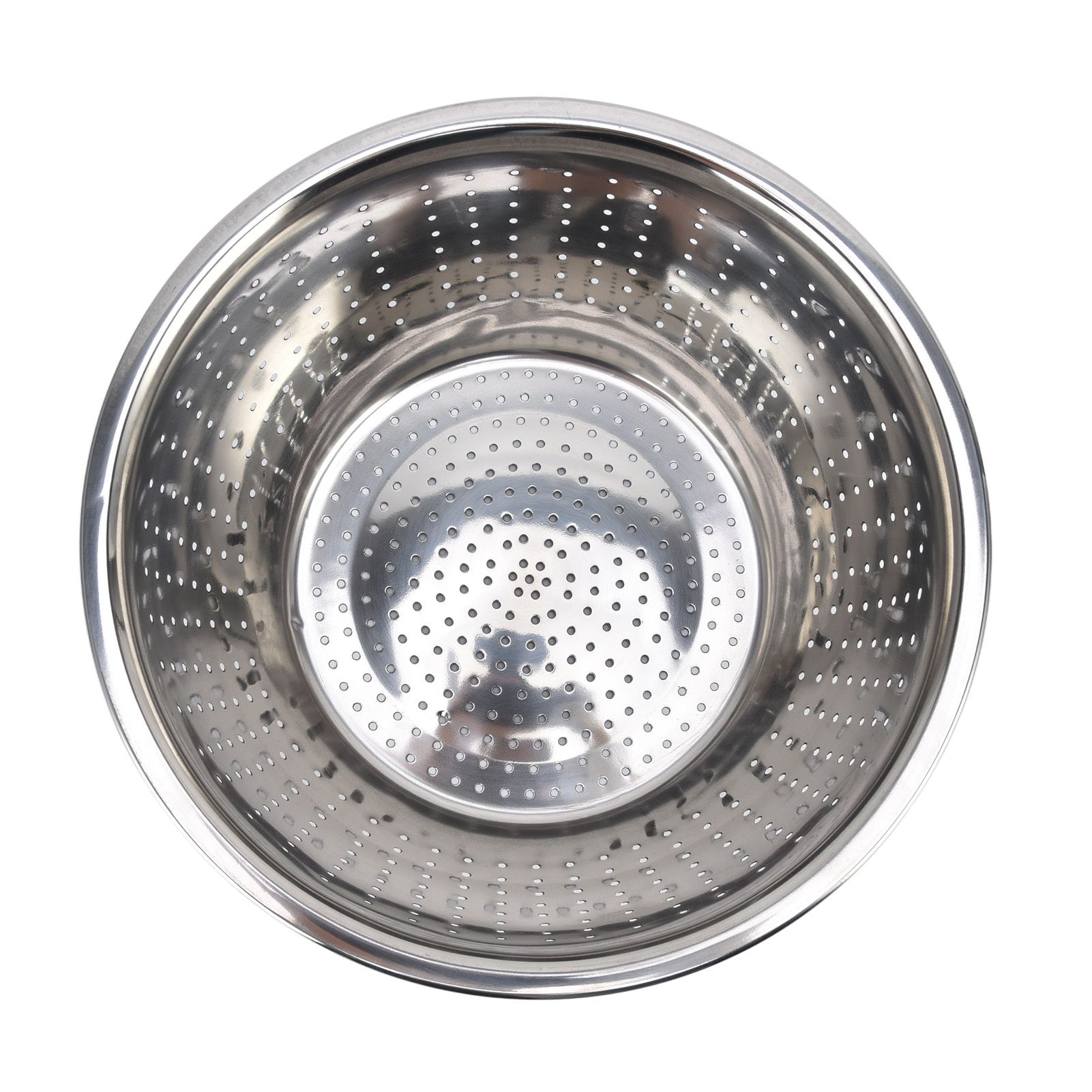Vegetable Washing Basket Rustproof Multifunction Stainless Steel Colander for Kitchen Household Silver26cm - Image 5