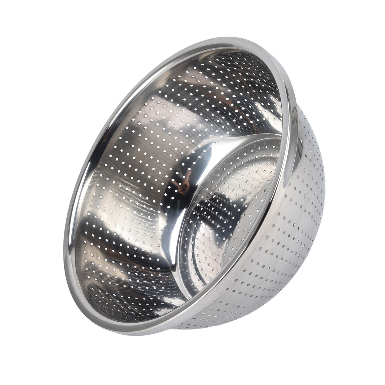 Vegetable Washing Basket Rustproof Multifunction Stainless Steel Colander for Kitchen Household Silver30cm - Image 5