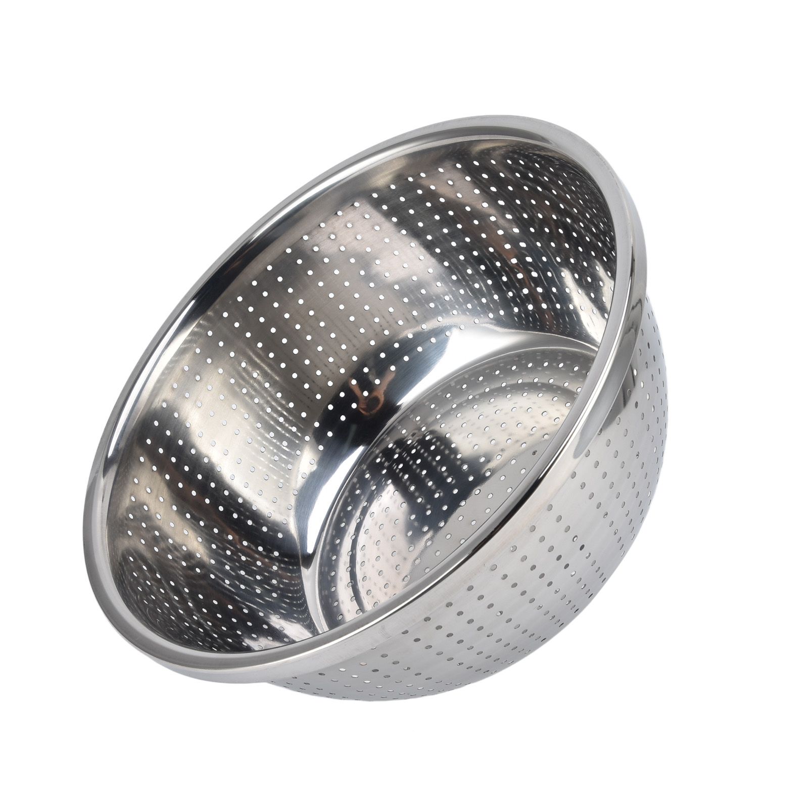 Vegetable Washing Basket Rustproof Multifunction Stainless Steel Colander for Kitchen Household Silver30cm - Image 7
