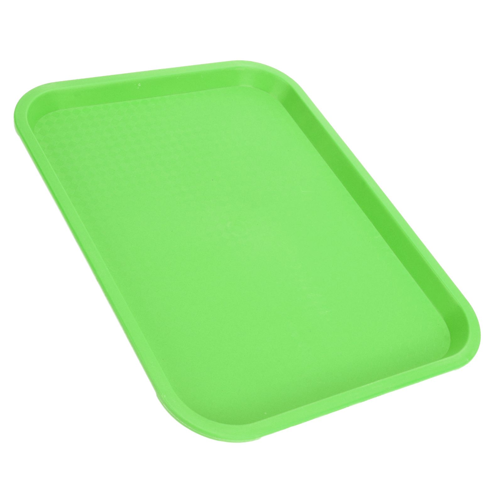 Fast Food Tray PP Rectangular Thick Slip Resistant Multi Purpose Food Service Tray for Restaurant CanteenGreen - Image 6