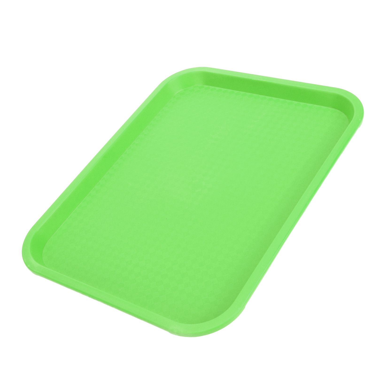 Fast Food Tray PP Rectangular Thick Slip Resistant Multi Purpose Food Service Tray for Restaurant CanteenGreen - Image 7