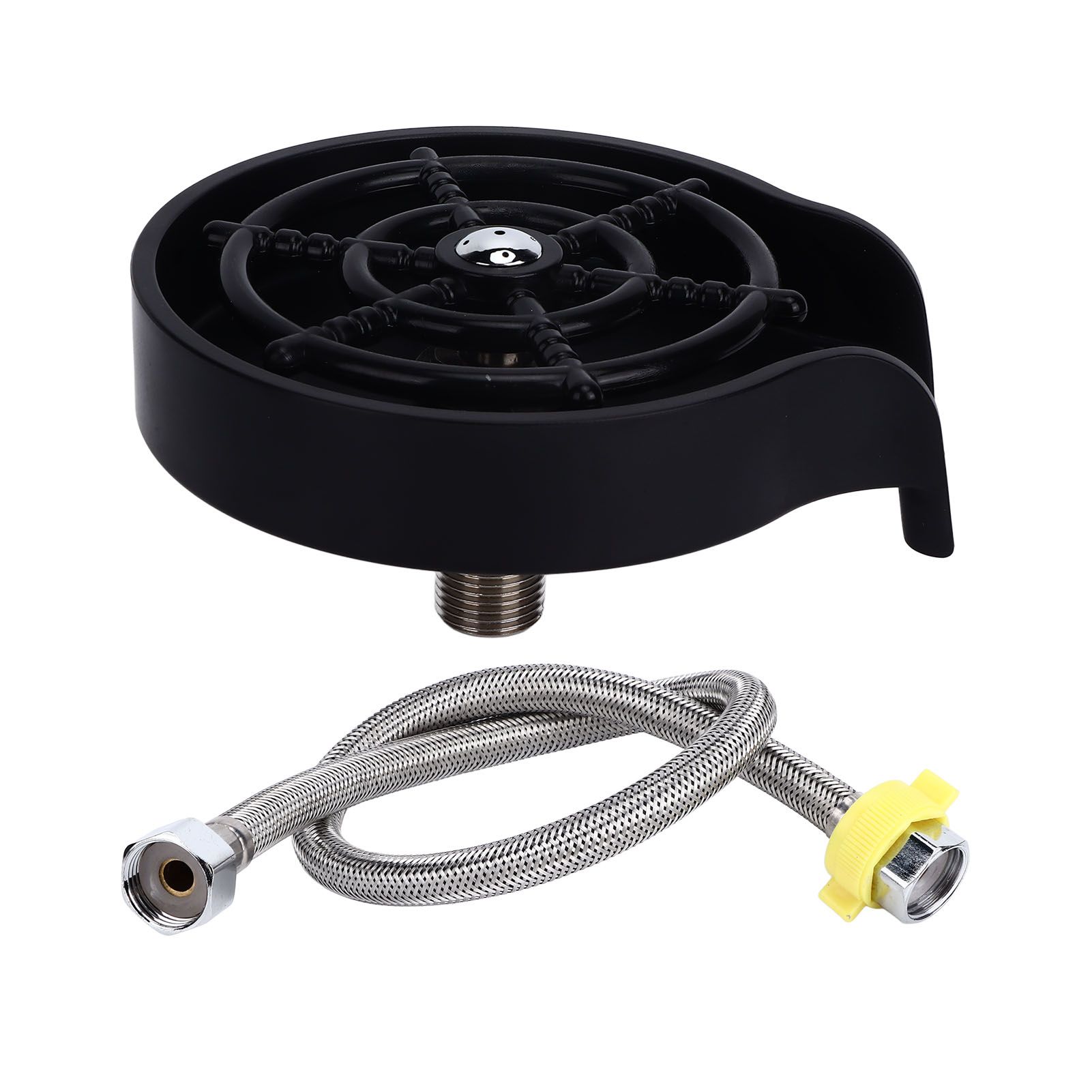 Cup Washer G1/2 Interface Quick Cleaning Detachable Kitchen Hotel Bar Wash Basin Press Glass Rinser for Bar Club Cup Washer with Hose - Image 6